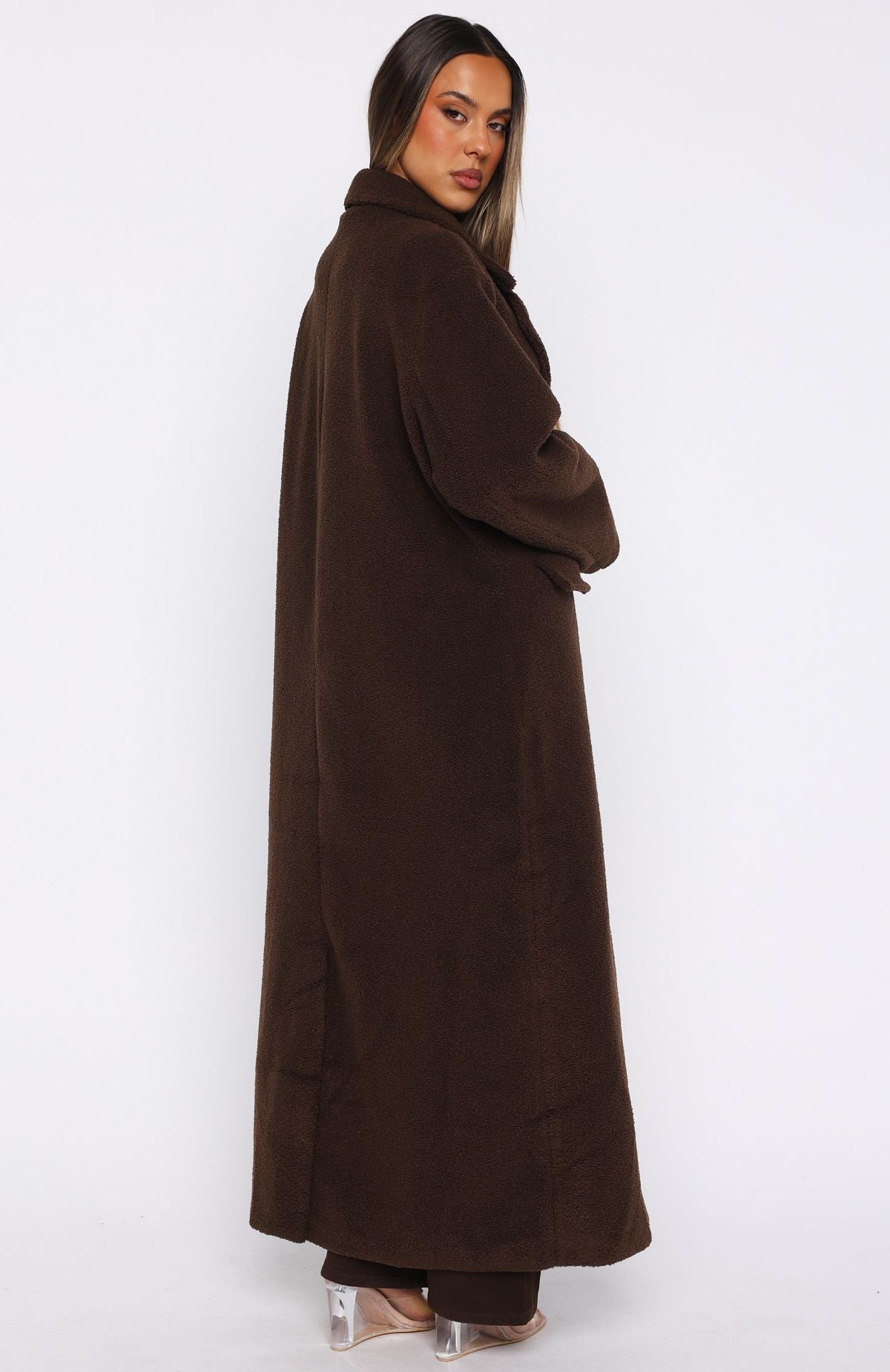 Trending Got To Go Teddy Coat Coffee