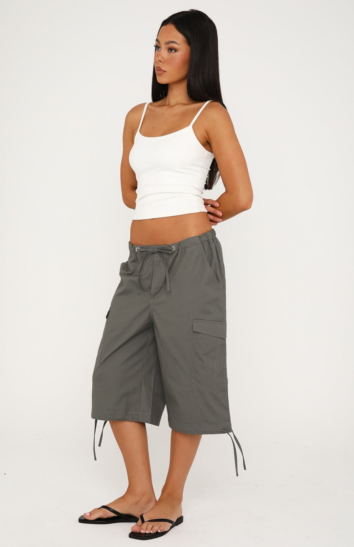 Trending Just My Type Cargo Shorts Petrol