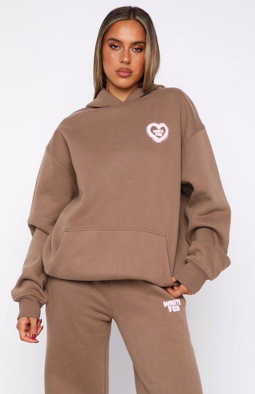 Trending 11th Street City Girl At Heart Oversized Hoodie Cinnamon Bun