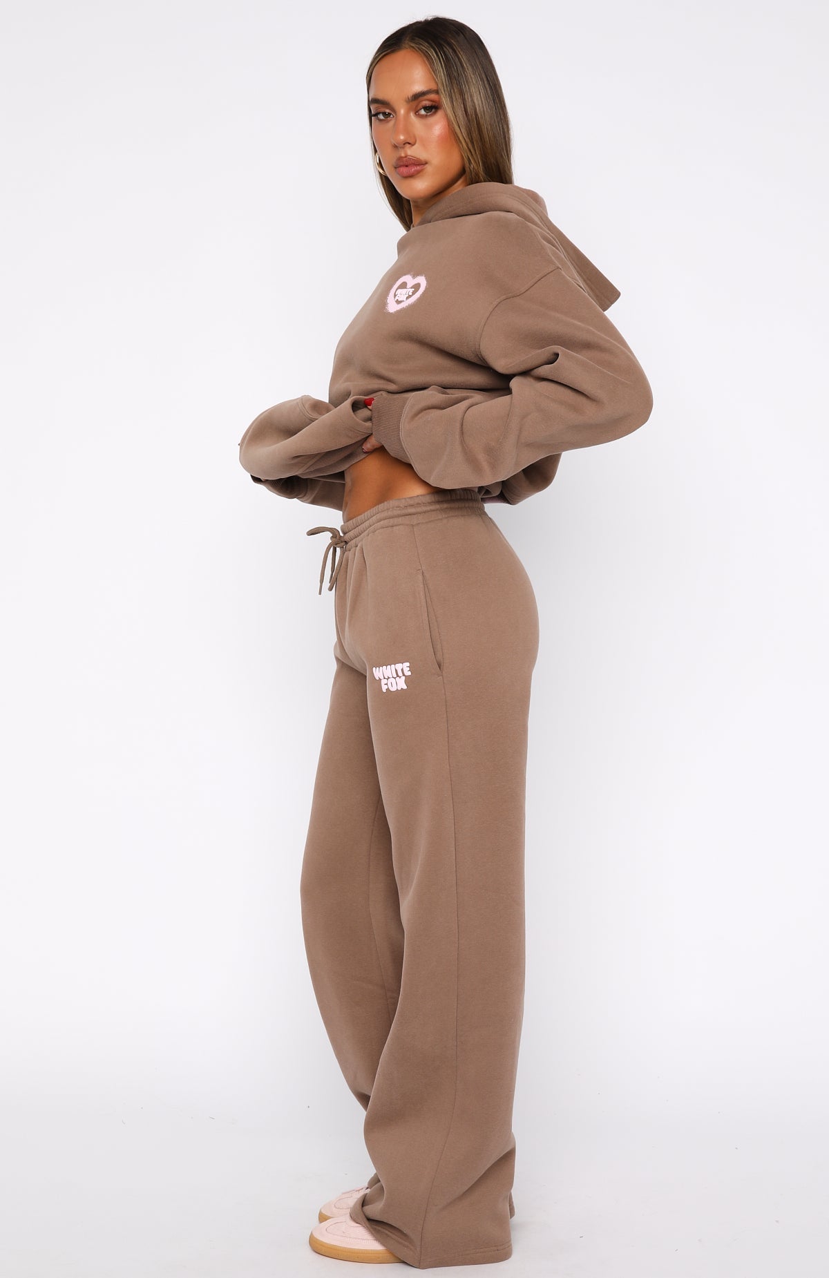 Trending 11th Street City Girl At Heart Wide Leg Sweatpants Cinnamon Bun