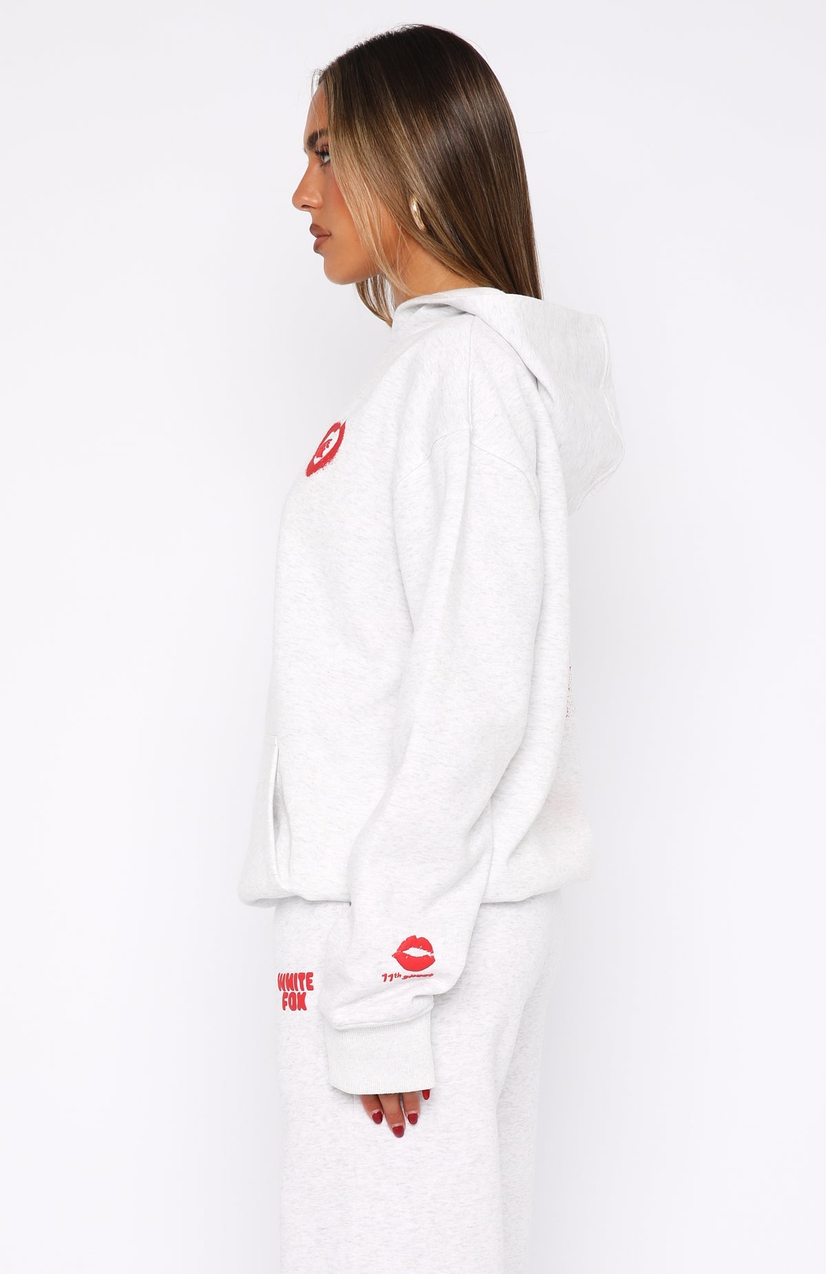Trending 11th Street City Girl At Heart Oversized Hoodie Cherry Glaze