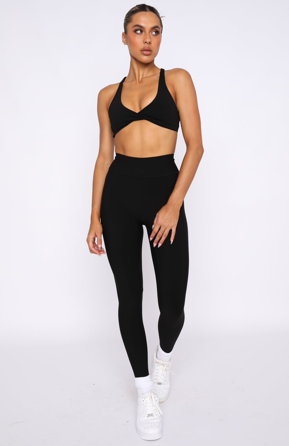 Trending High Definition Sports Bra Black