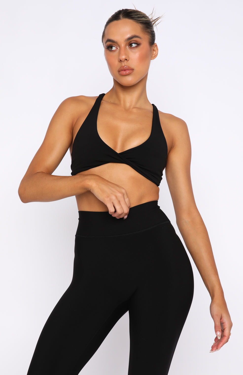 Trending High Definition Sports Bra Black