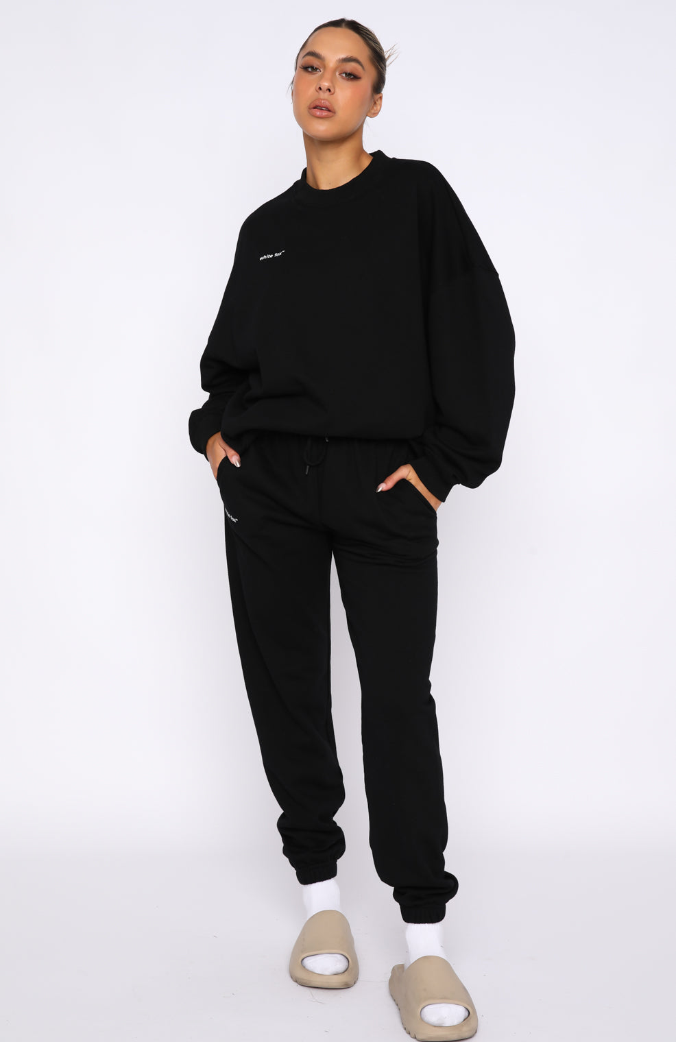 Trending Not An Issue Sweatpants Black