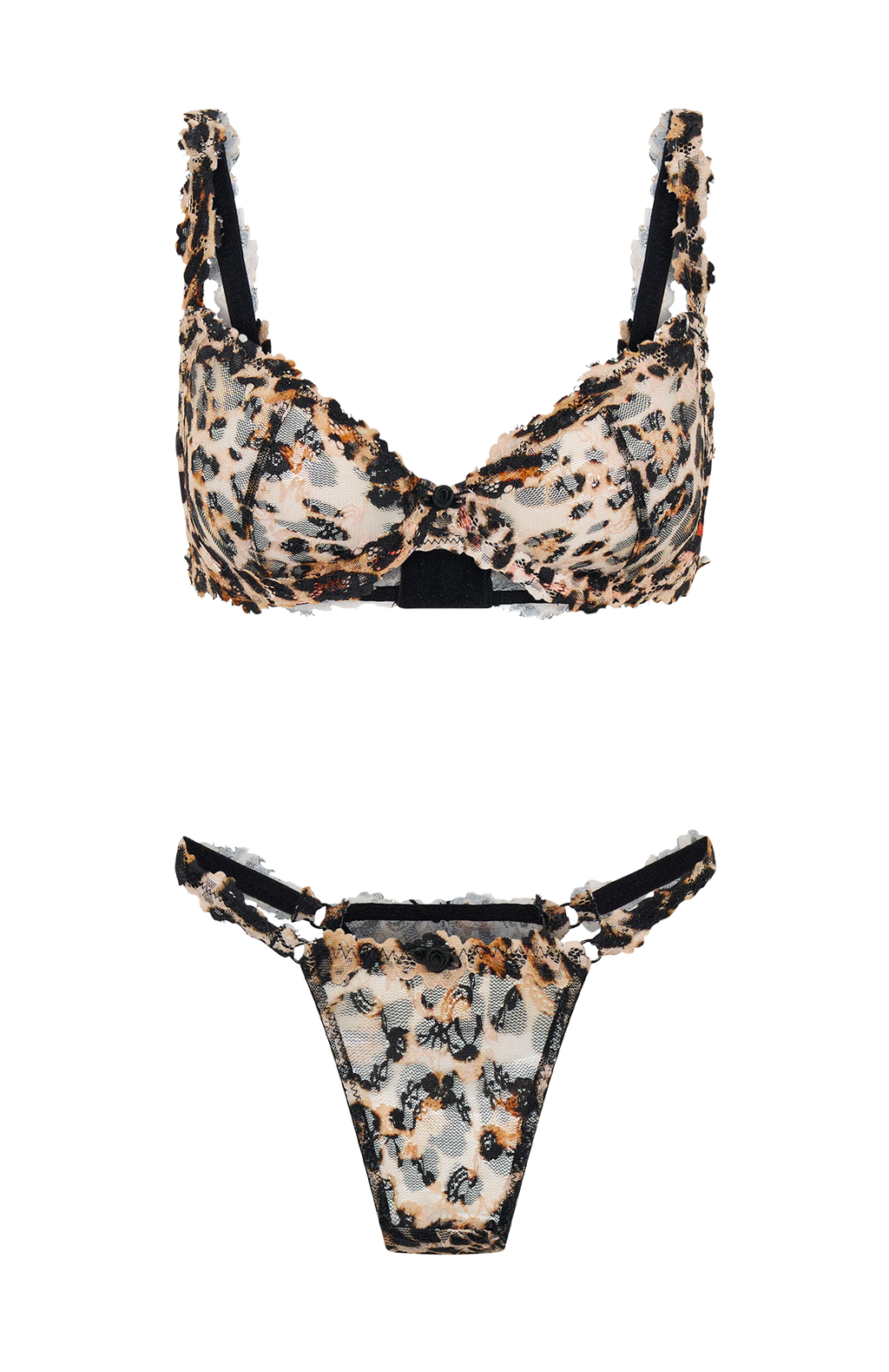 Trending Cupids Call Lingerie Set Leopard