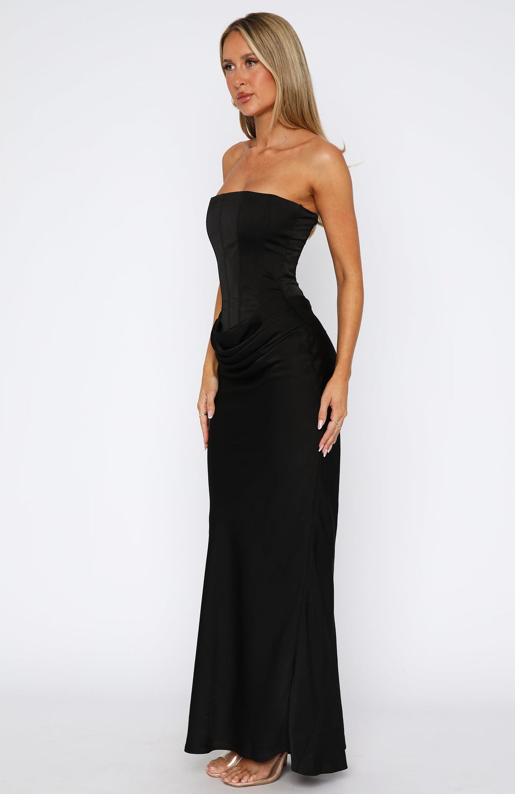 Trending Love This Feeling Maxi Dress Black