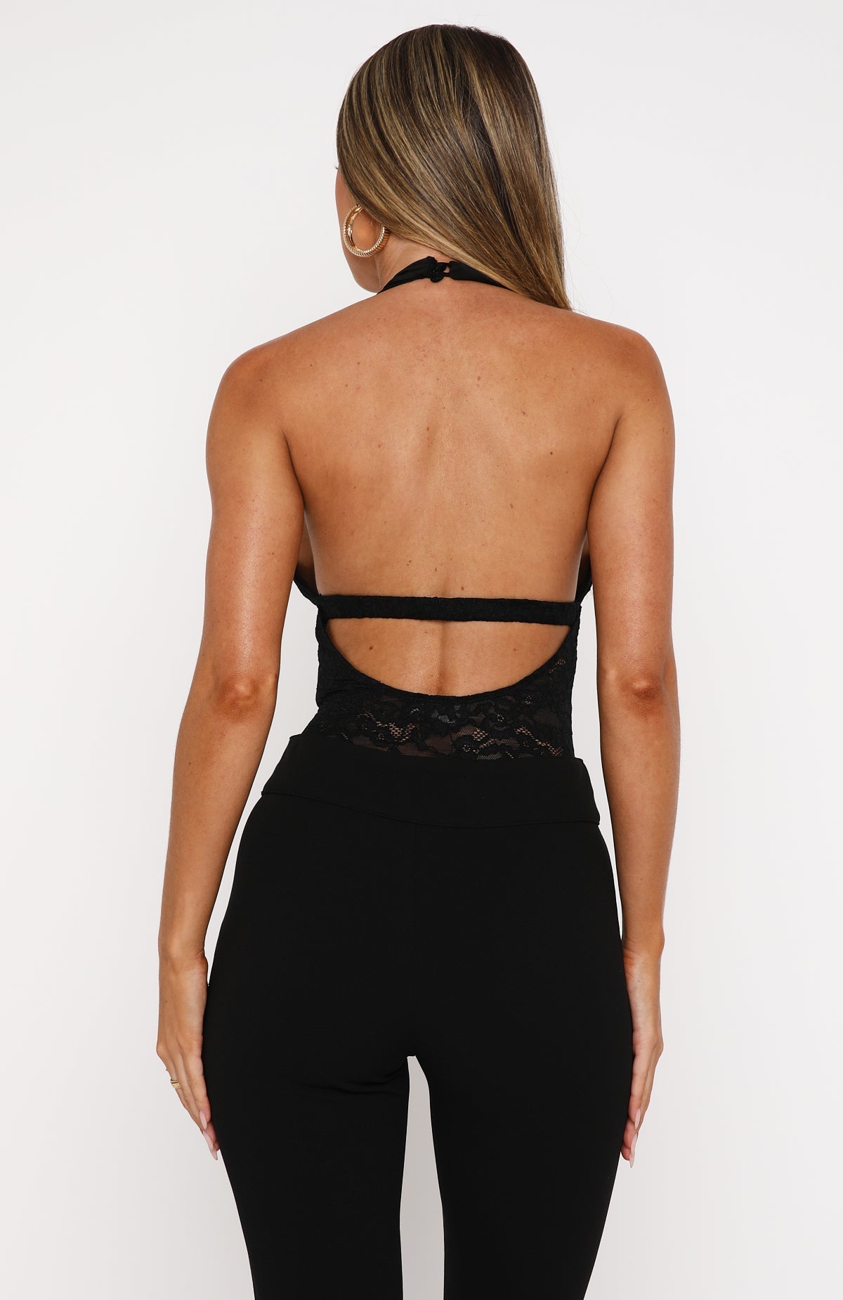 Trending Like I Never Left Lace Bodysuit Black