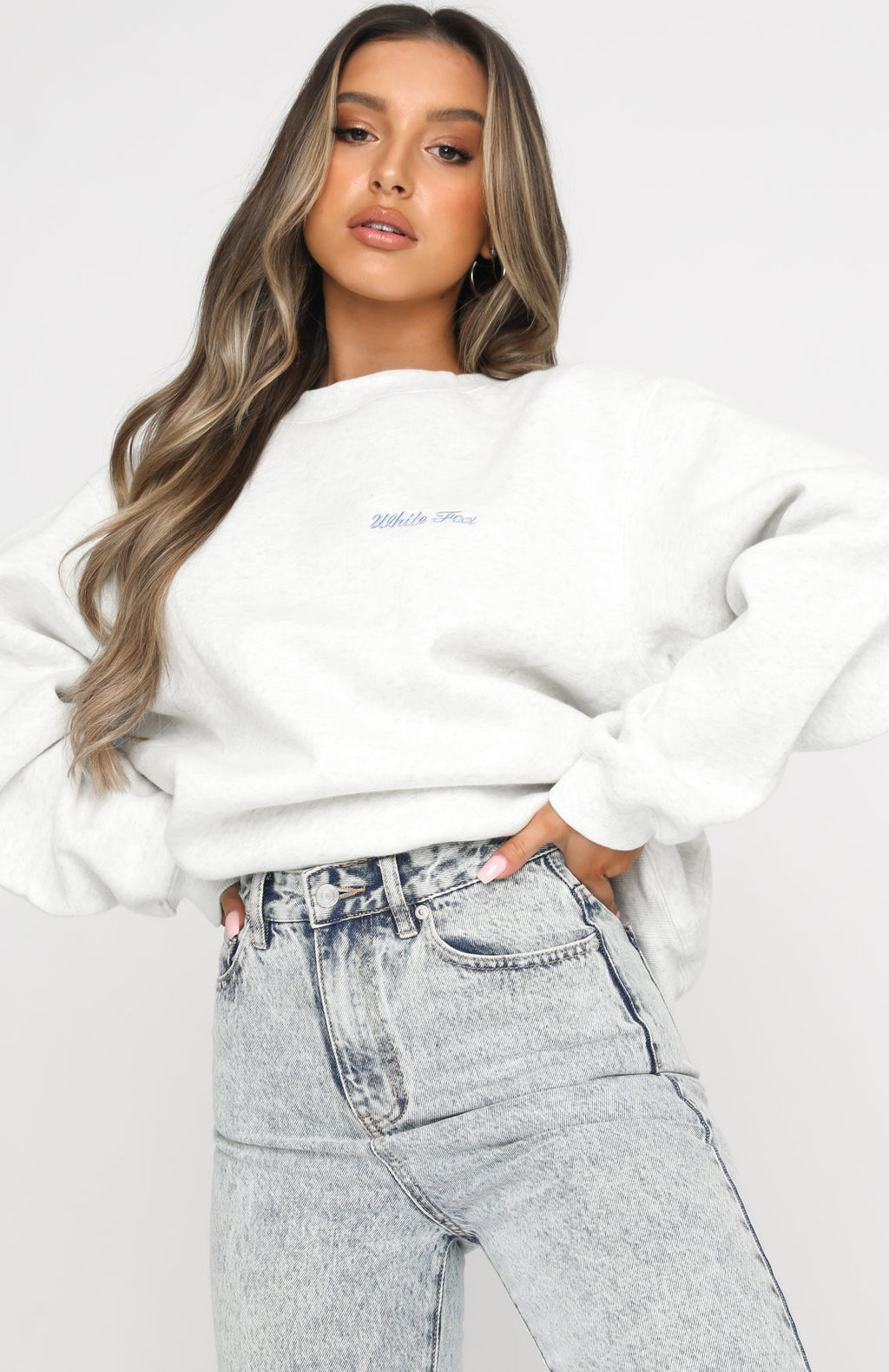Trending Steal Your Heart Oversized Sweater Grey Marle