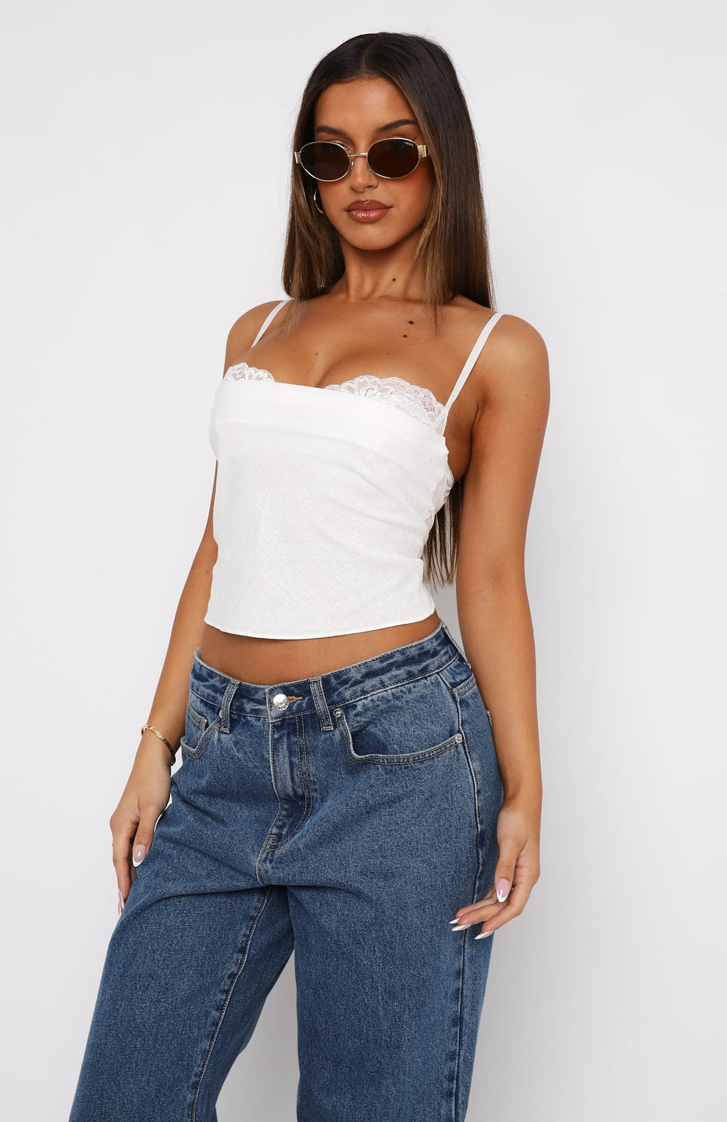 Trending Tell Me All About It Top White