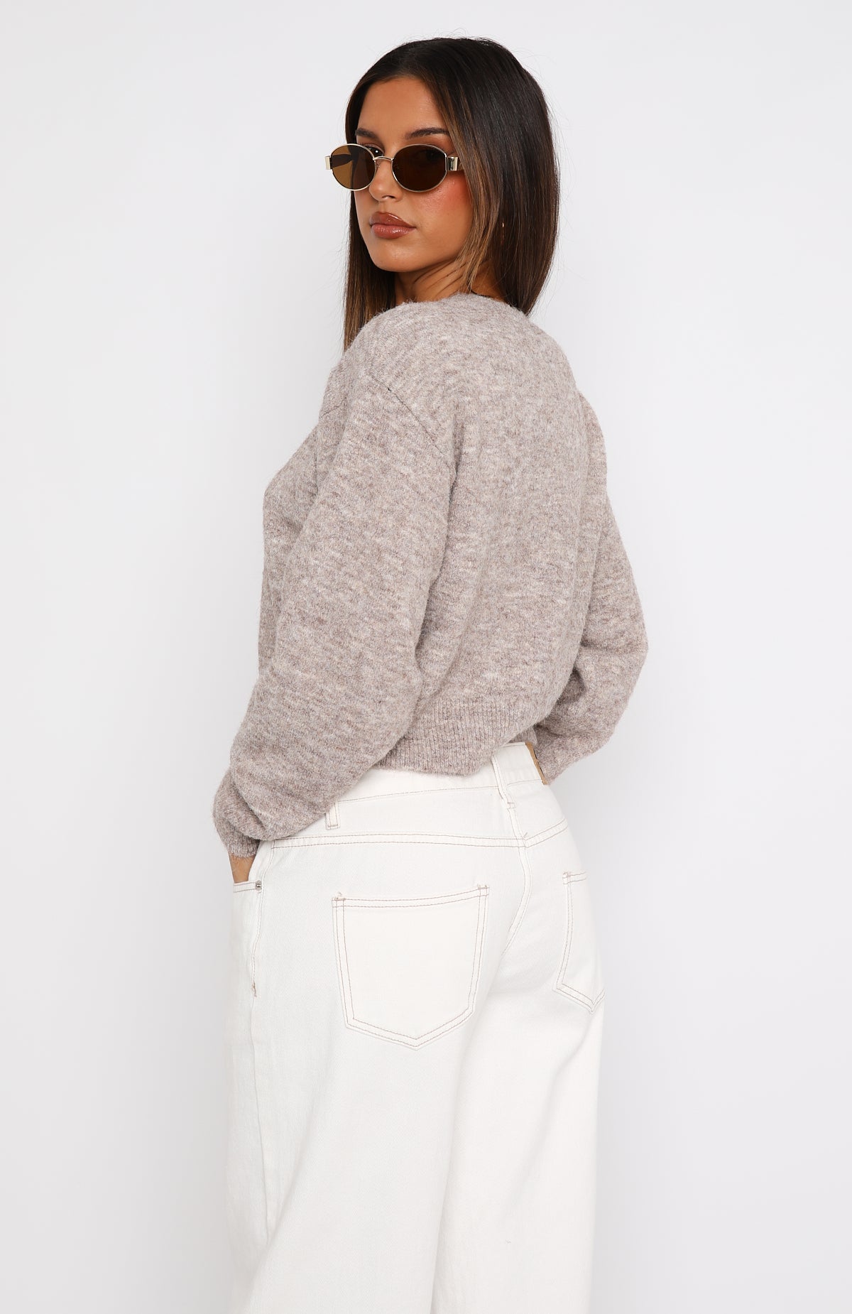 Trending Warm Whispers Knit Cardigan Taupe