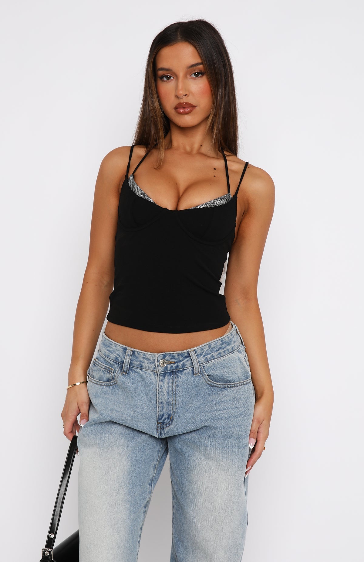 Trending Whatever She Wants Bustier Black