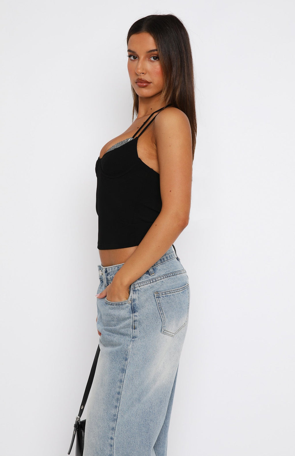 Trending Whatever She Wants Bustier Black