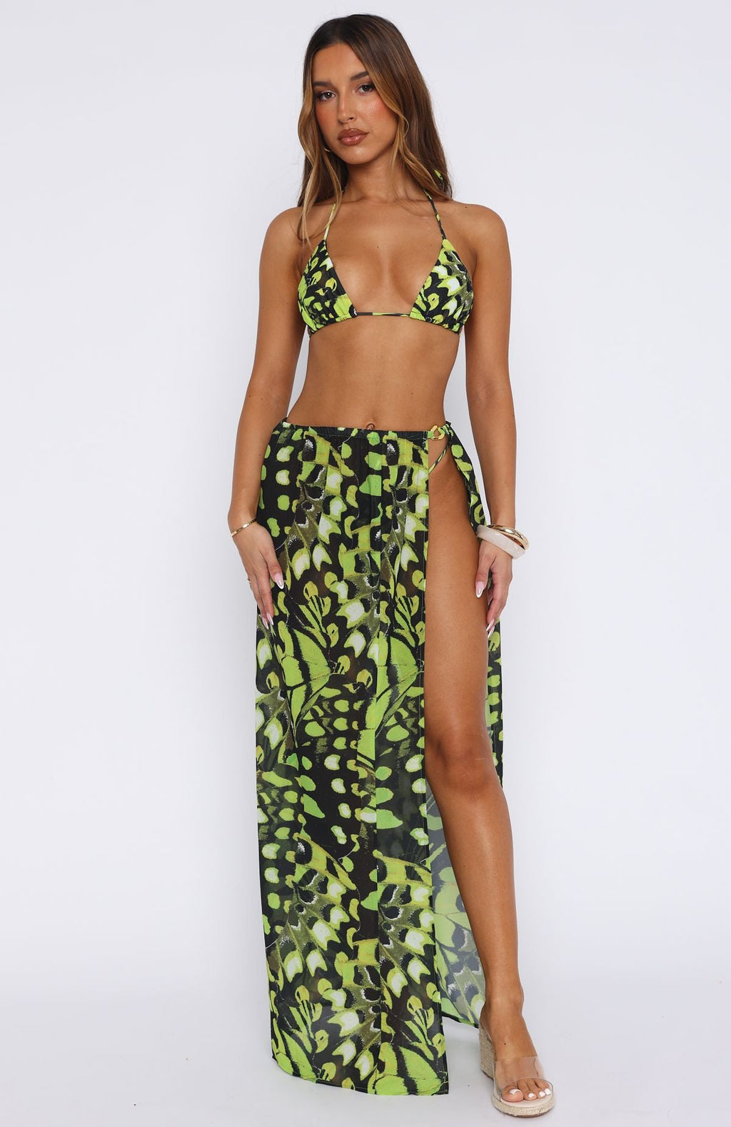 Trending Tropical Life Sarong Lime Whisper
