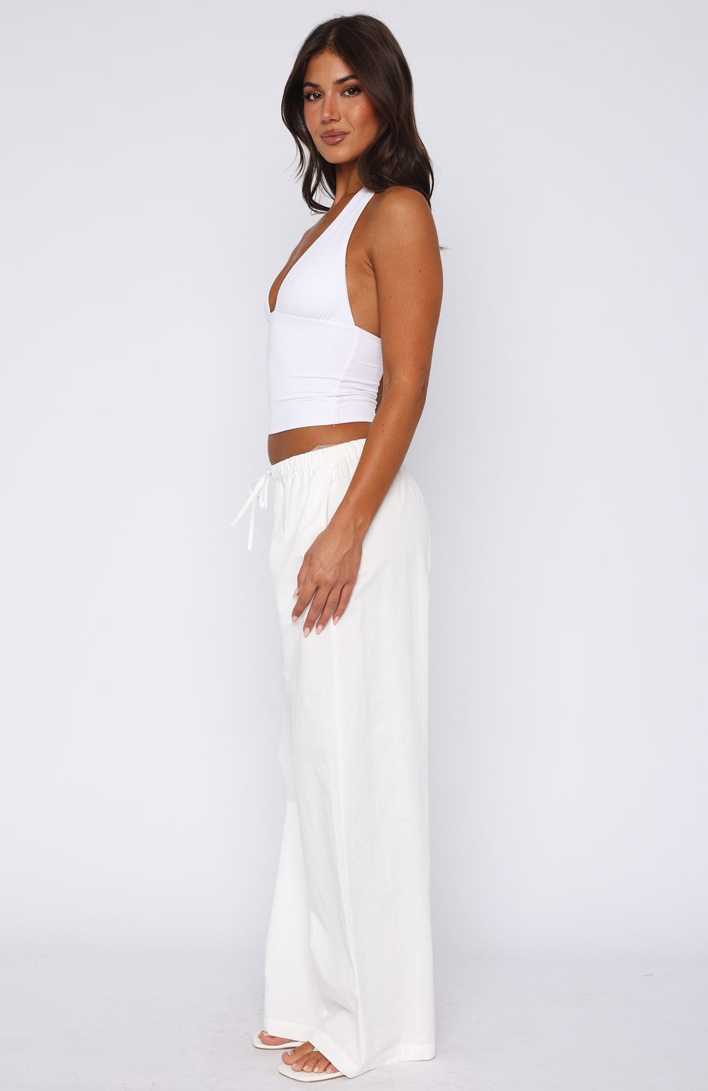 Trending Sweet Like Me Wide Leg Pants White