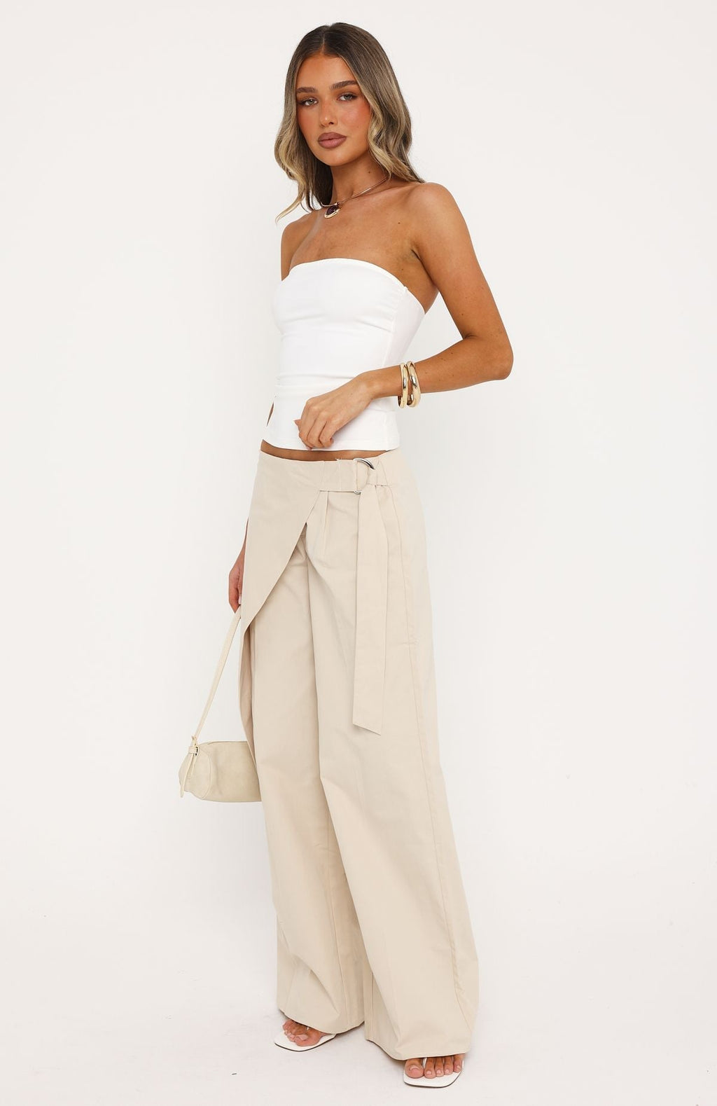 Trending Suit Yourself Pants Beige
