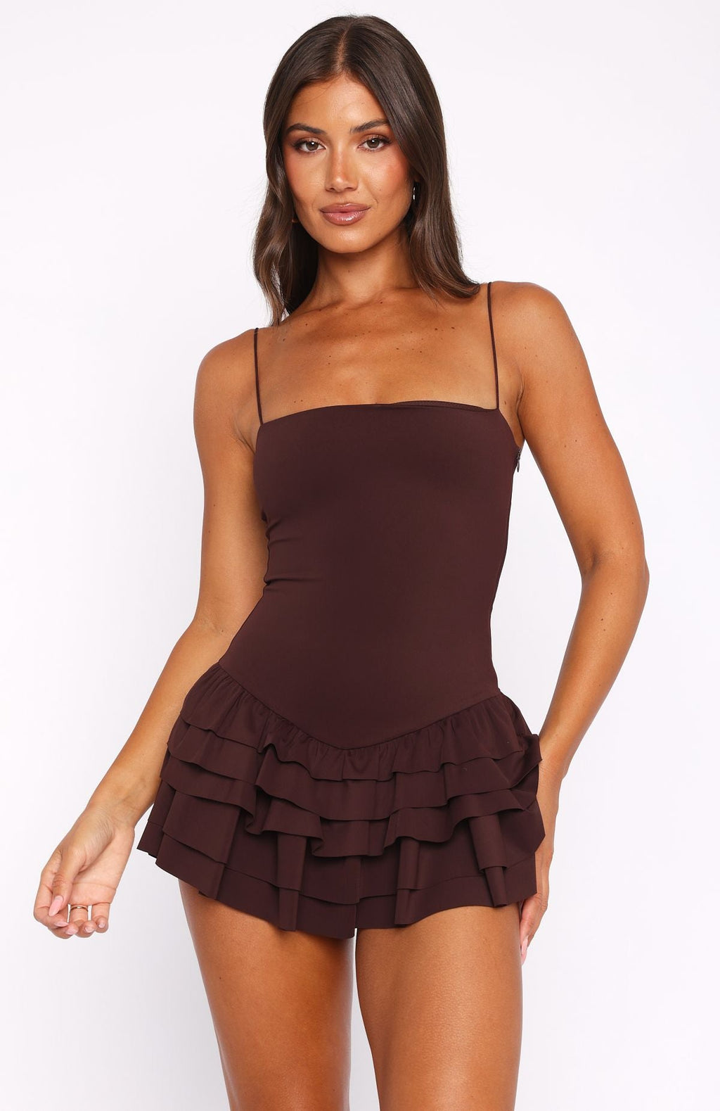 Trending Photo ID Playsuit Chocolate