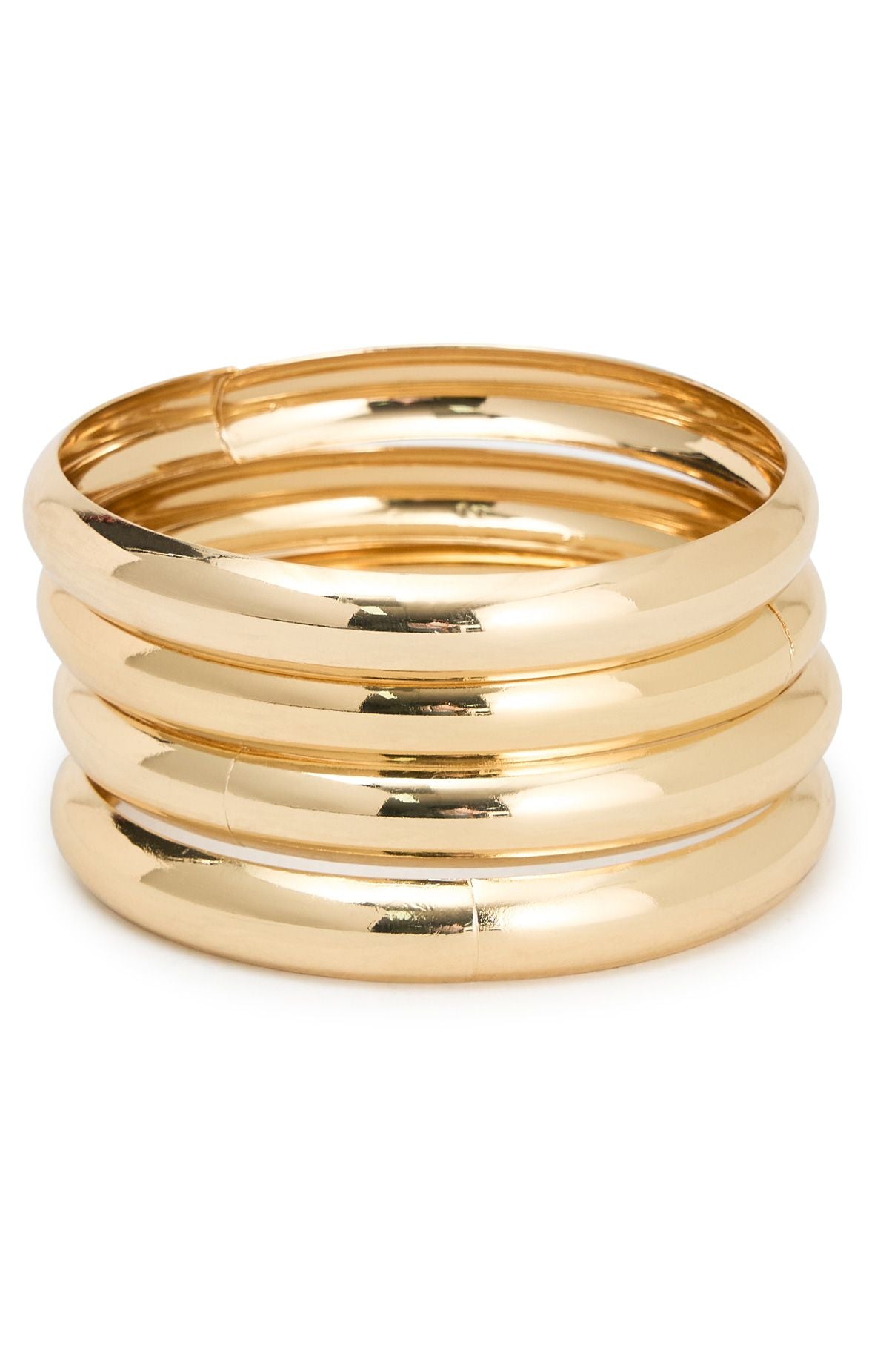 Trending Wilder Bangle Set Gold