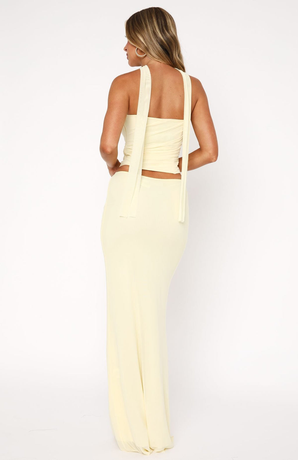 Trending Loving You Maxi Skirt Lemon