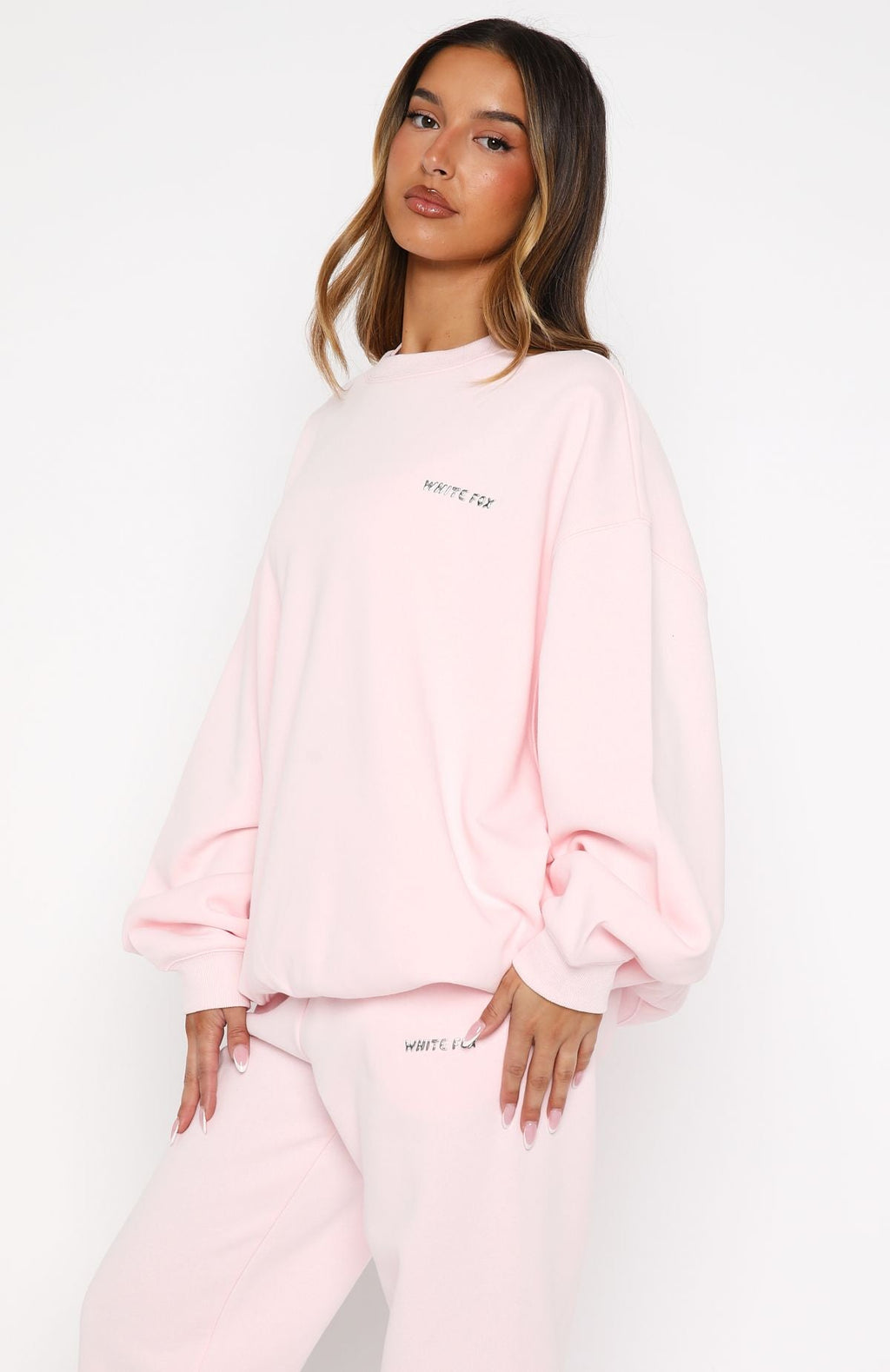 Trending Test Drive Oversized Sweater Icy Pink