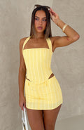 Trending Unsaid Words Halter Bustier Lemon