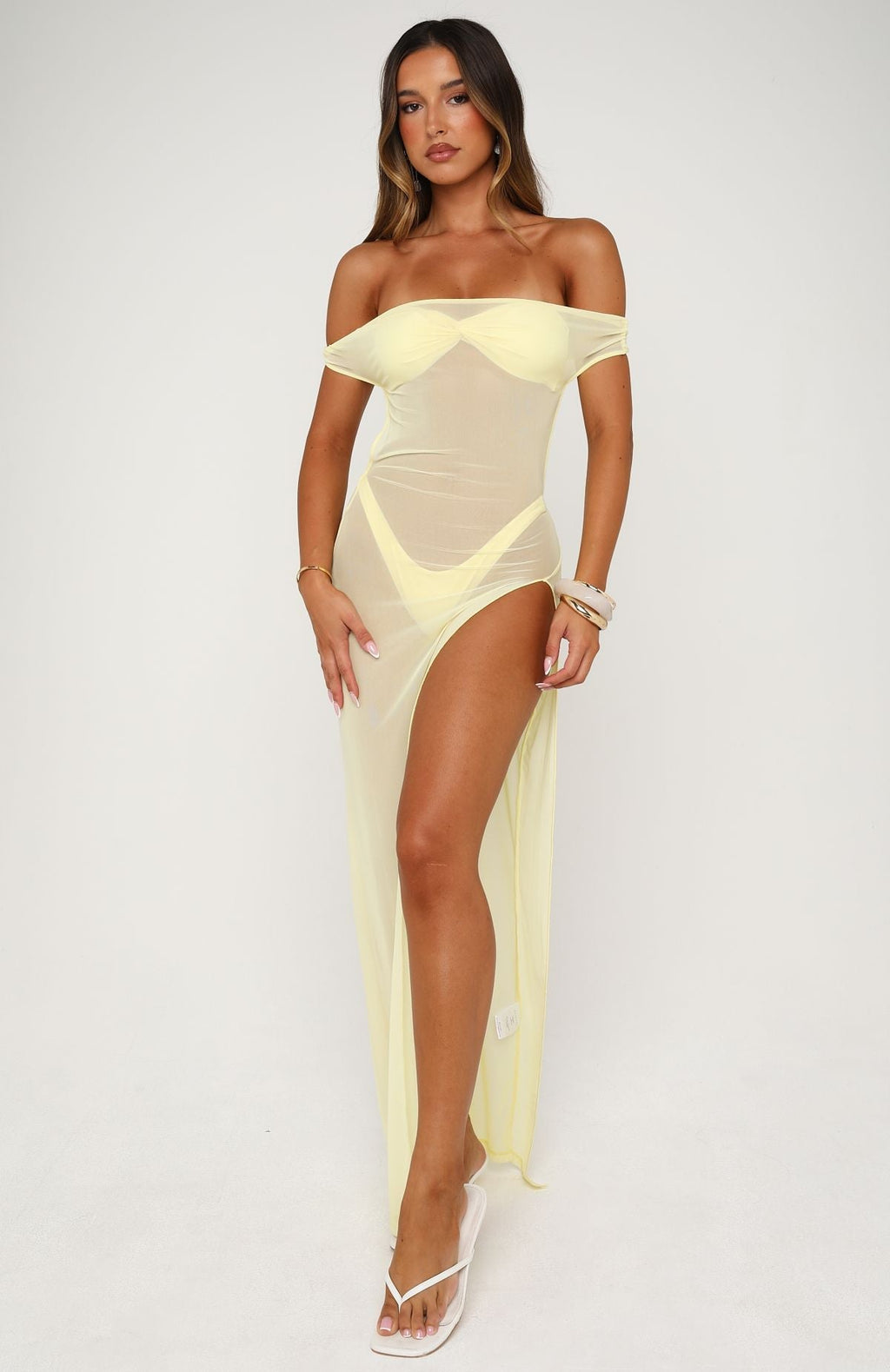 Trending Sea Salt Sweet Maxi Dress Lemon