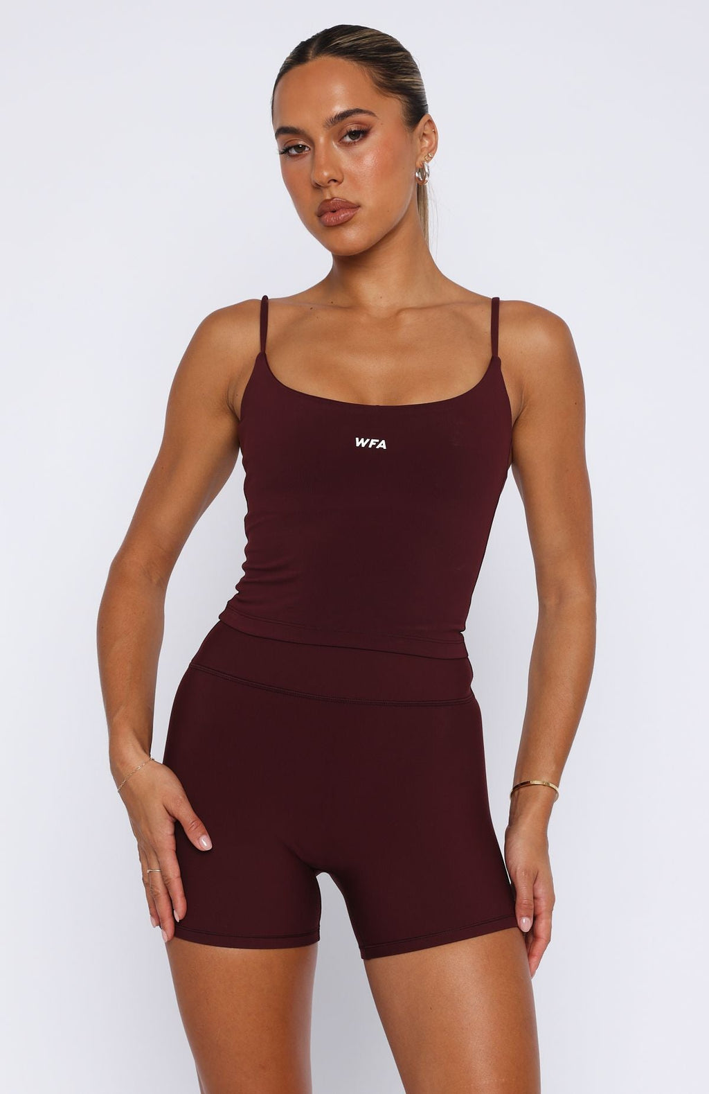 Trending More Energy Active Tank Merlot