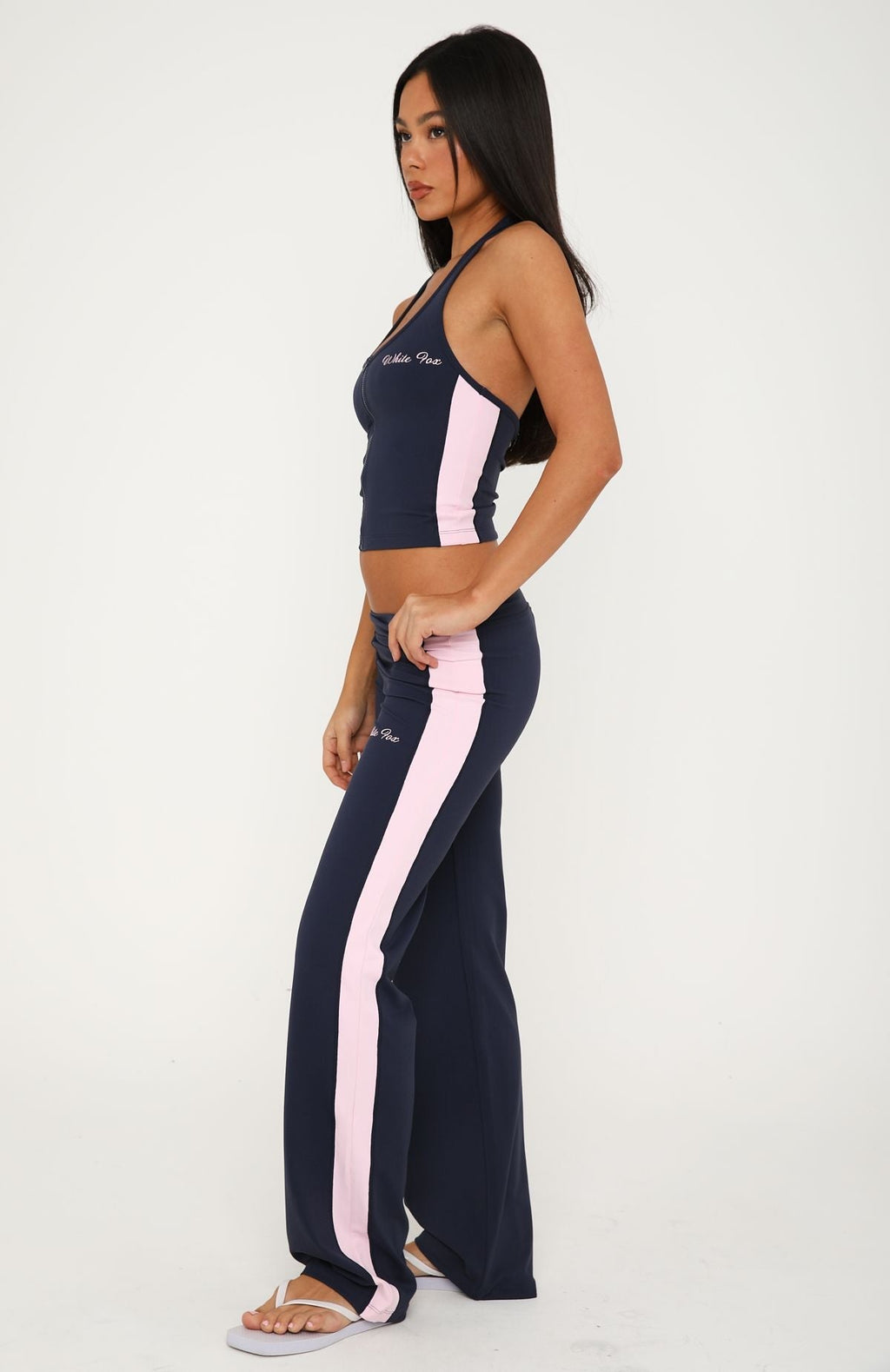 Trending Better Off As Friends Straight Leg Pants Navy