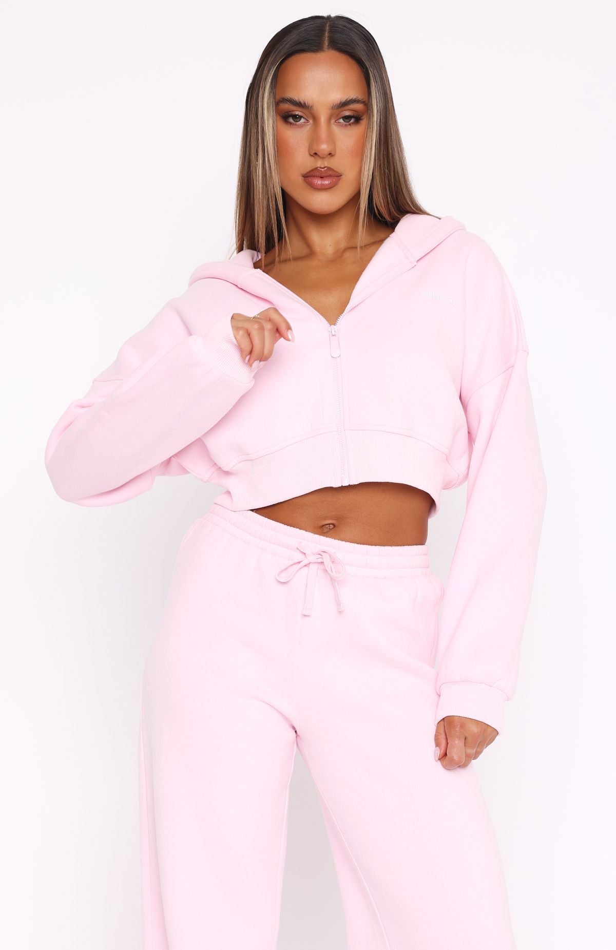 Trending Shes Effortless Cropped Hoodie Posy