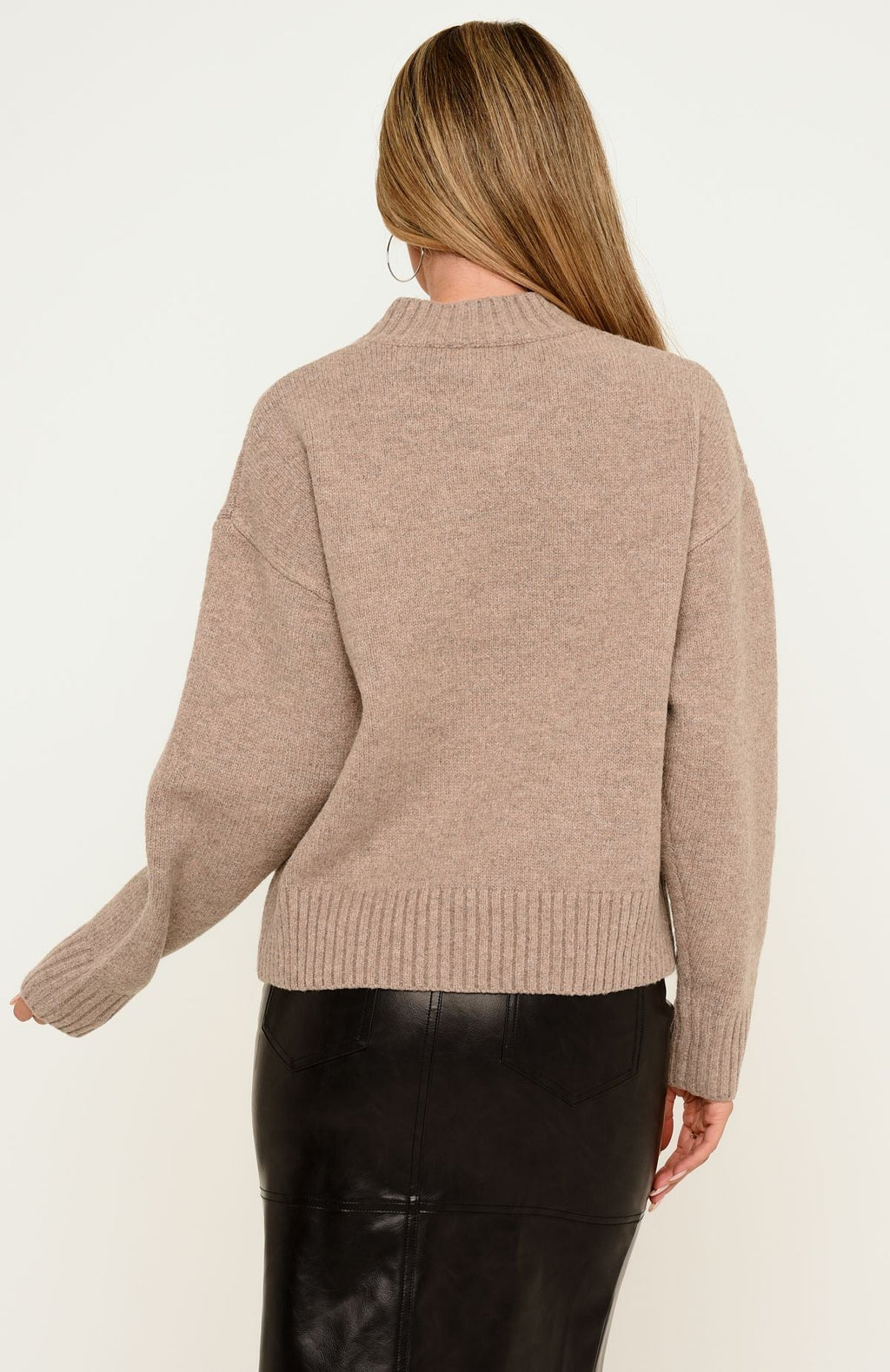 Trending Adelaide Knit Sweater Taupe
