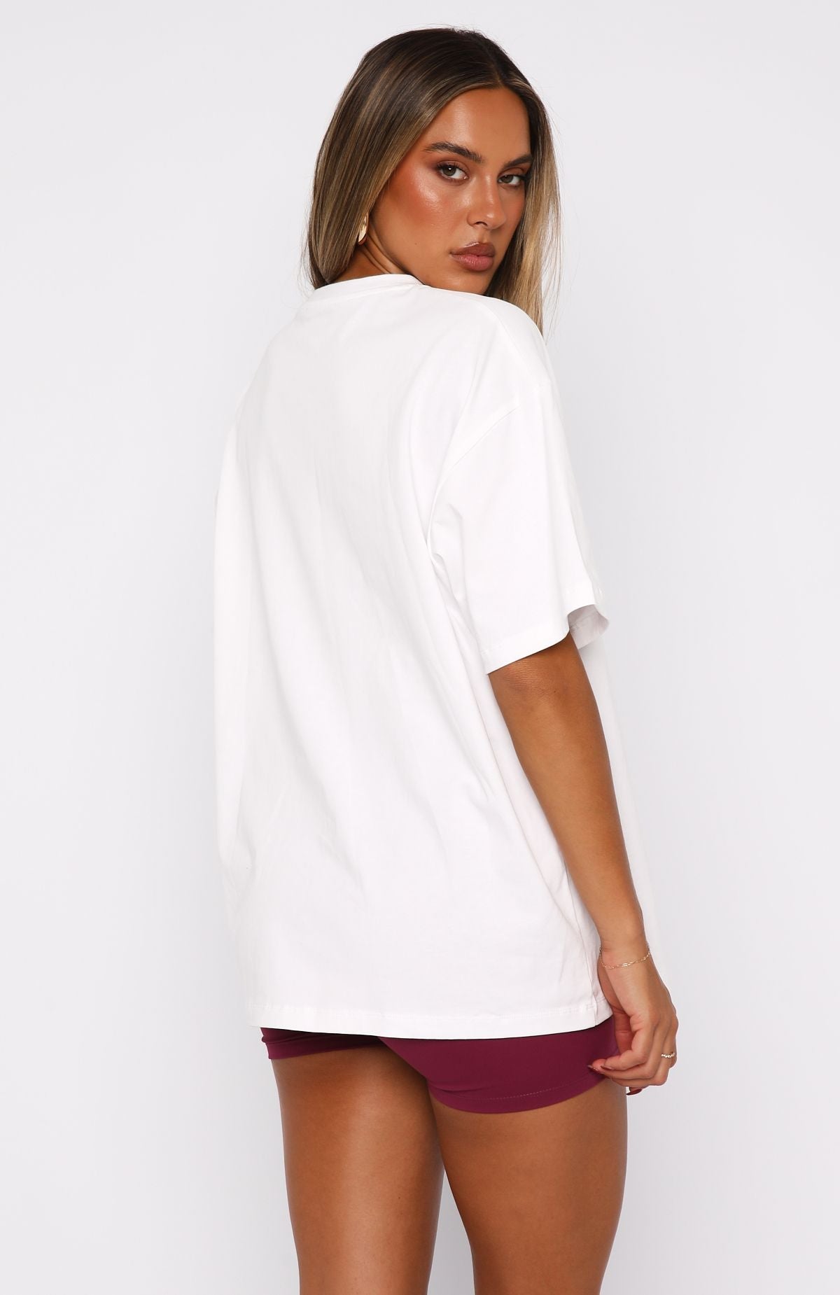 Trending 11th Street Shes So Lucky Oversized Tee Leopard Splice