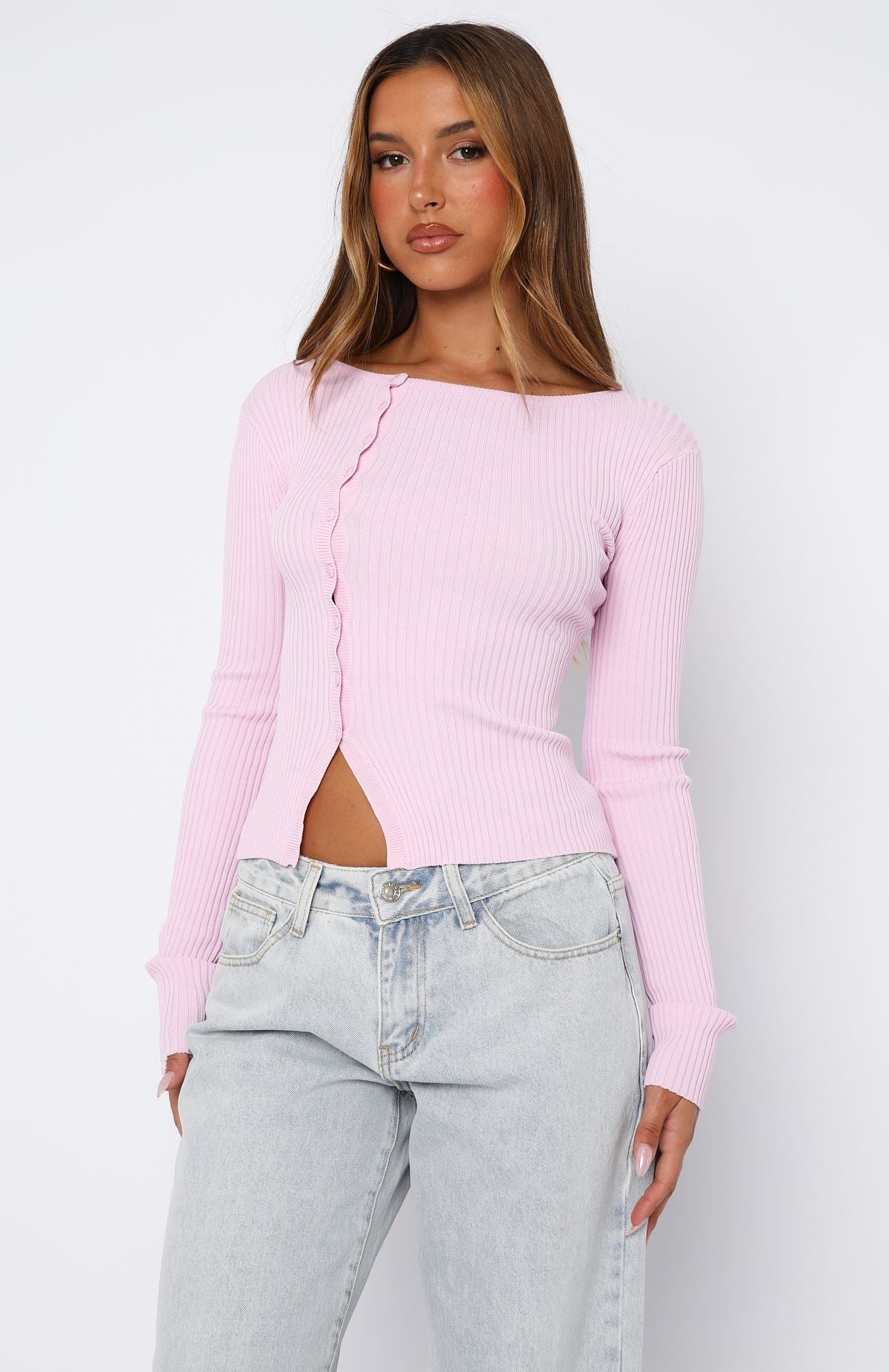 Trending Notice Me Long Sleeve Top Pink