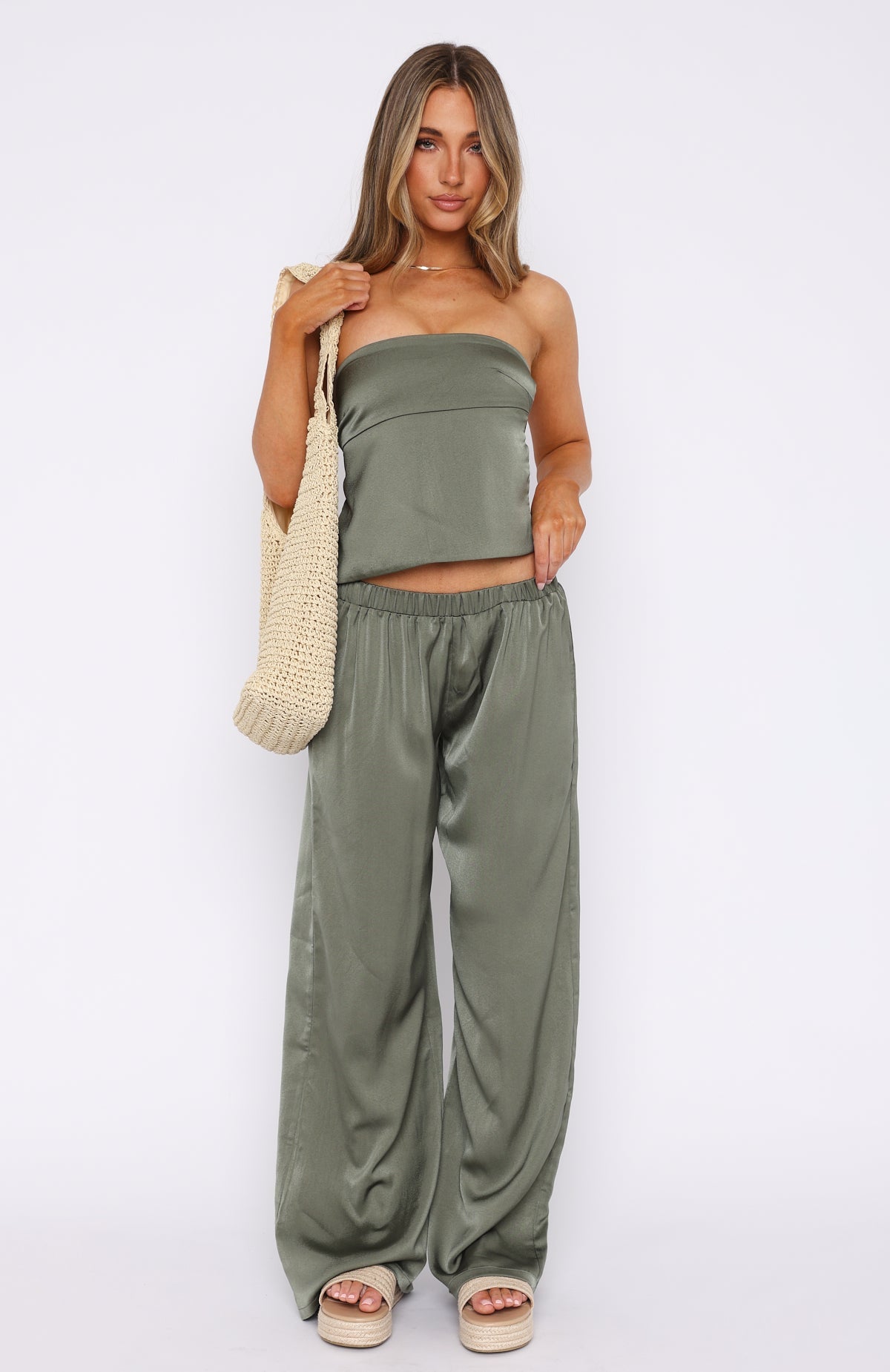 Trending More To Come Pants Olive