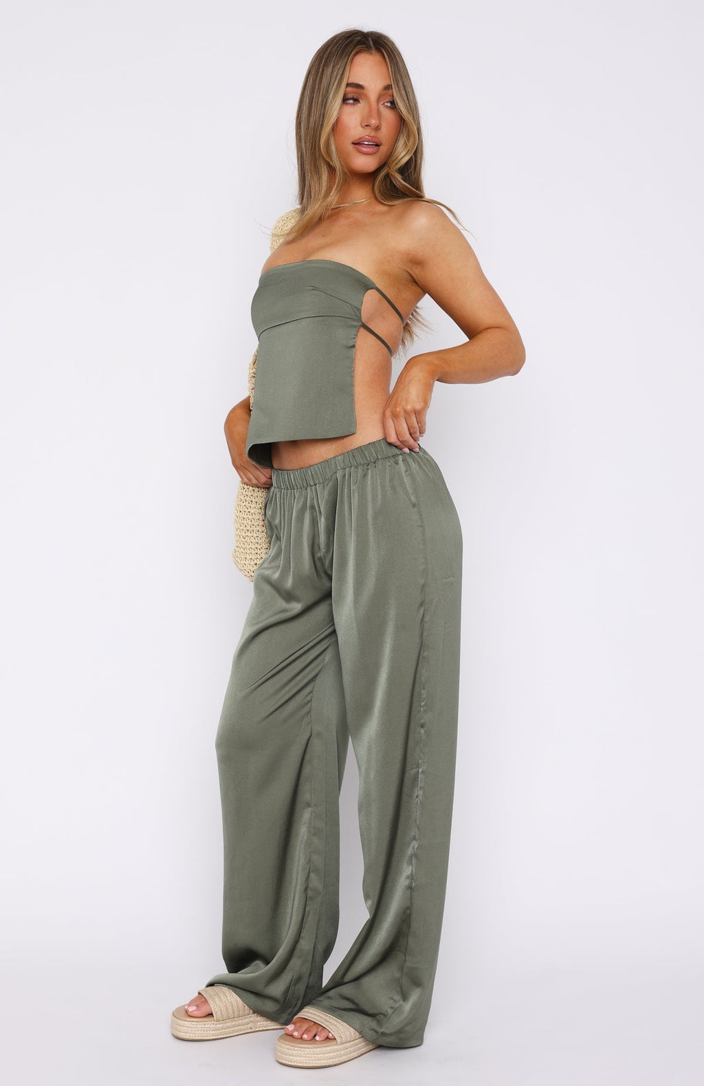 Trending More To Come Pants Olive