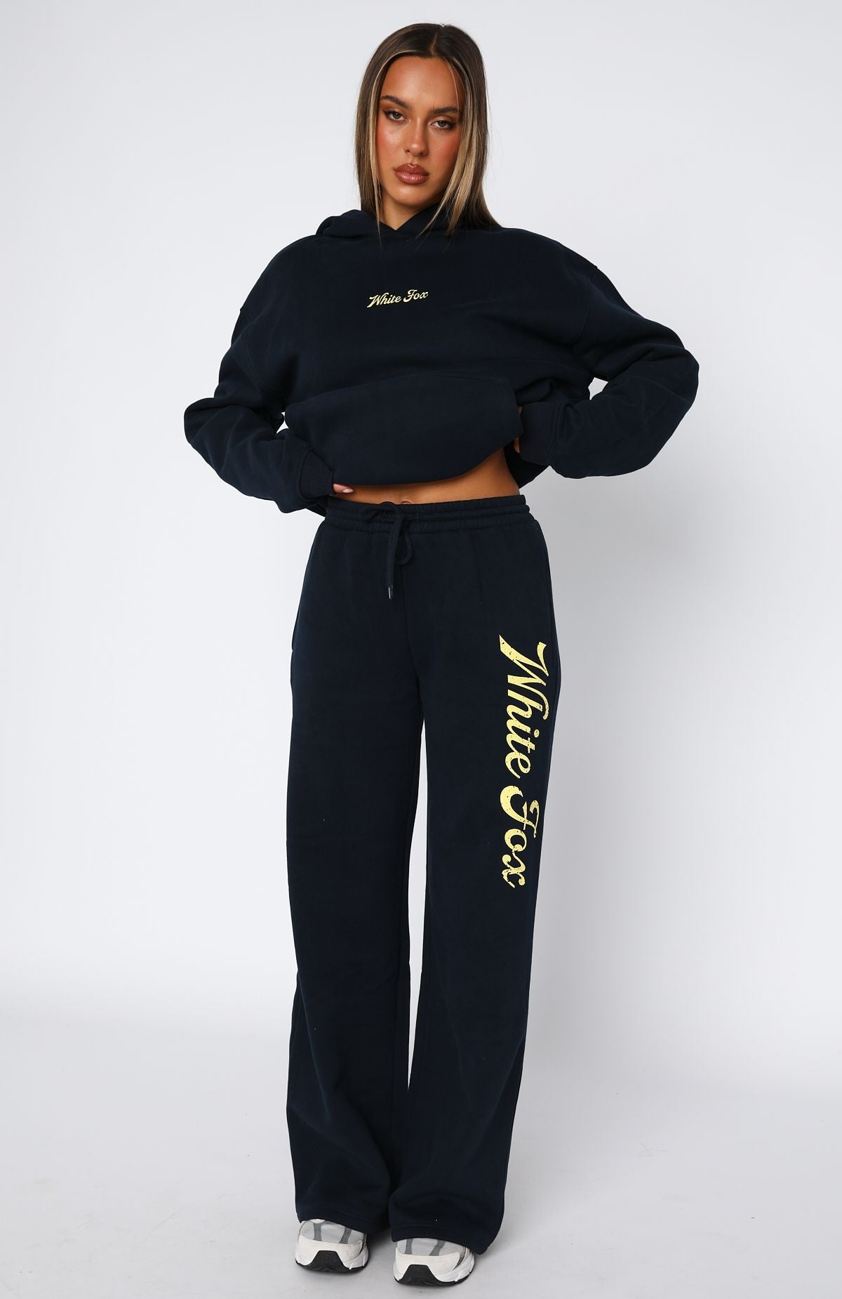 Trending The Good Life Wide Leg Sweatpants Navy