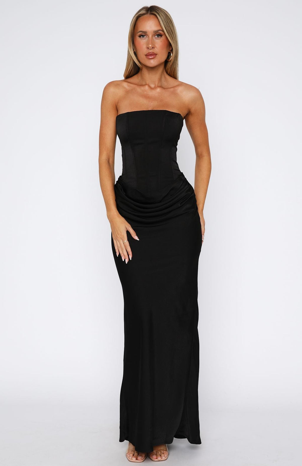 Trending Love This Feeling Maxi Dress Black