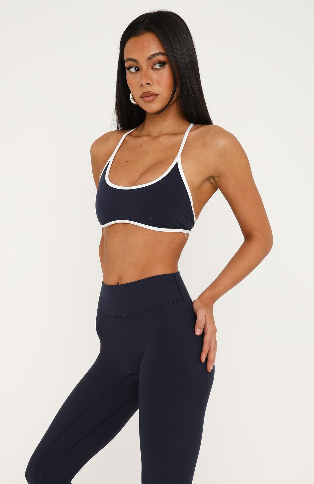 Trending Relentless Sports Bra Vintage NavyWhite