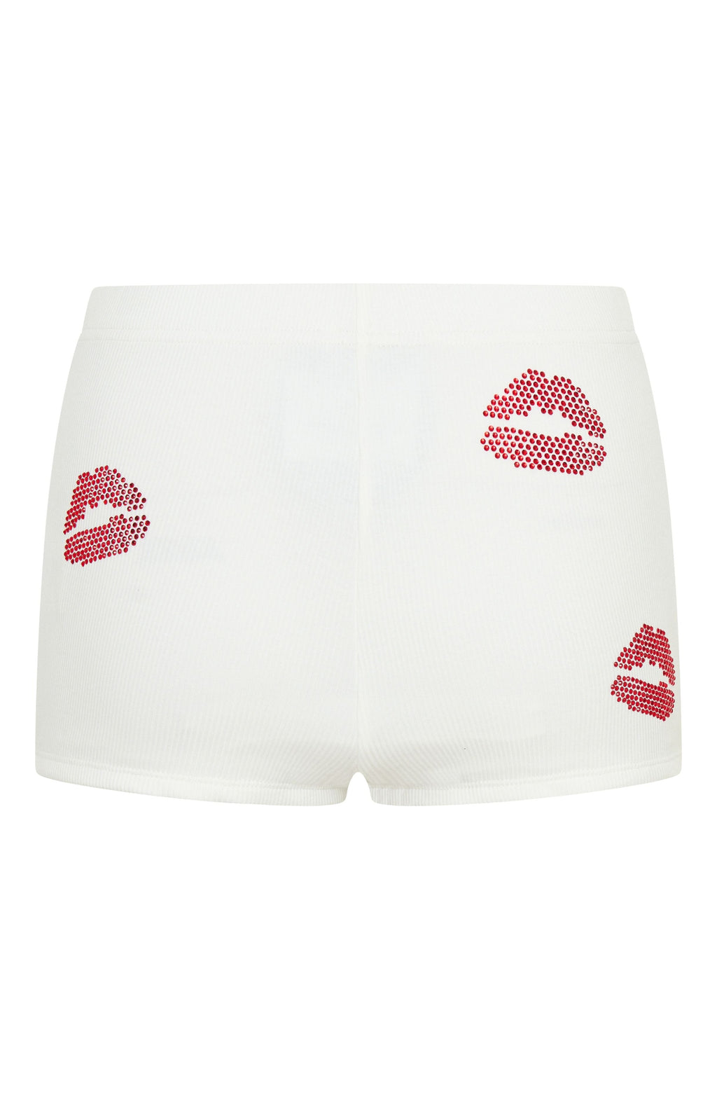 Trending Pepper You In Kisses Booty Shorts White