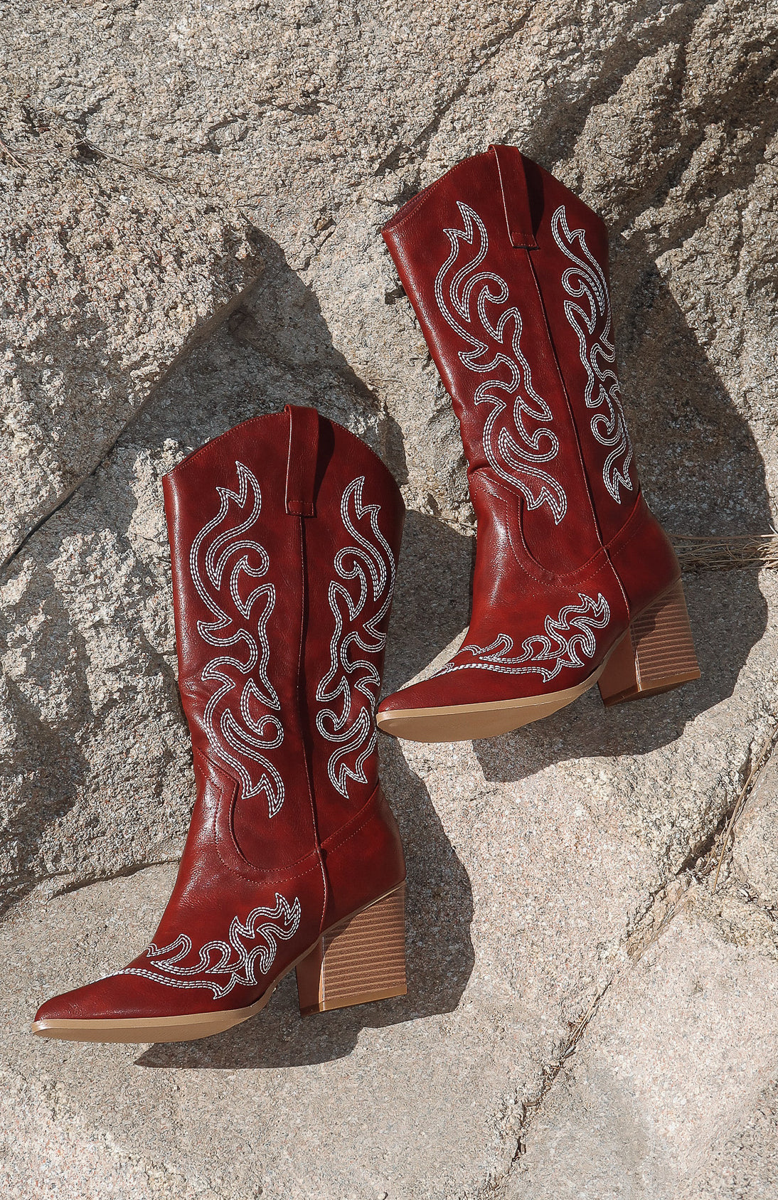 Trending Alice Cowboy Boots Burgundy