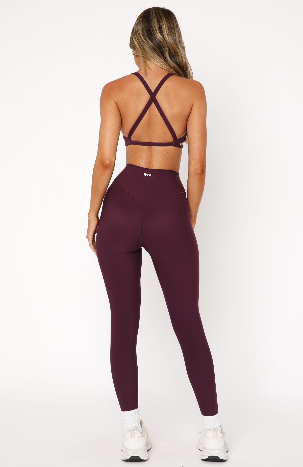 Trending Go Getter High Waisted Leggings Plum