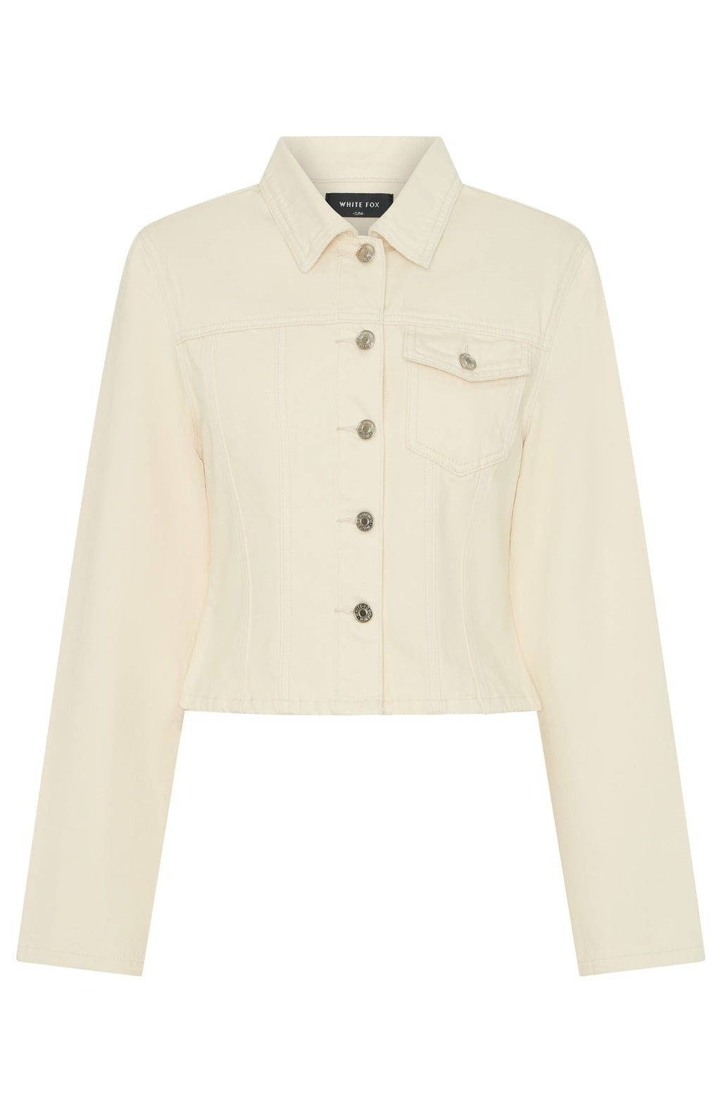Trending Ayla Denim Jacket Cream Wash