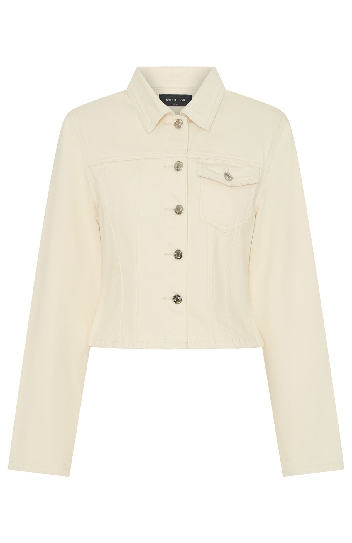 Trending Ayla Denim Jacket Cream Wash