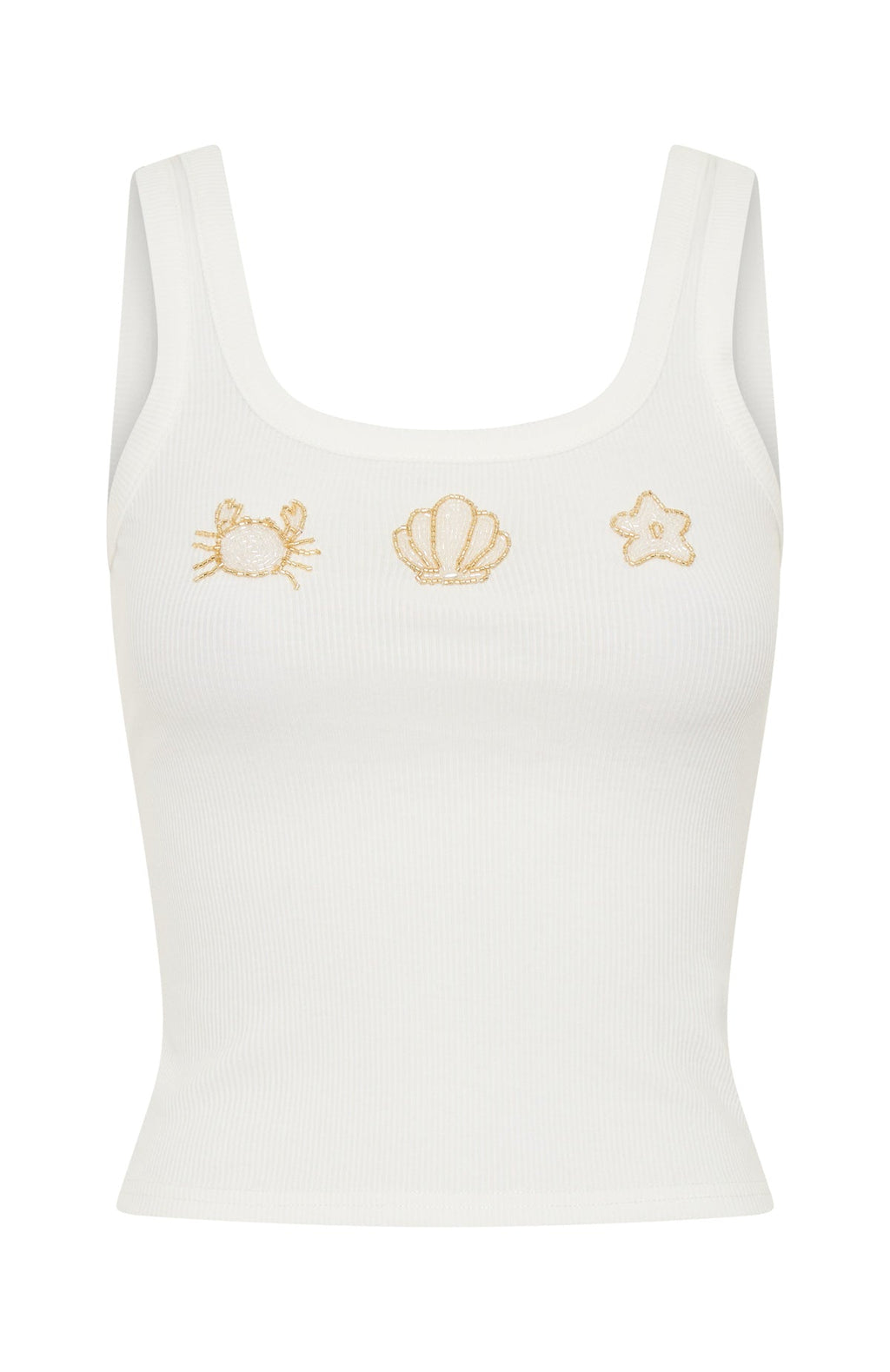 Trending Be The One Rib Tank White
