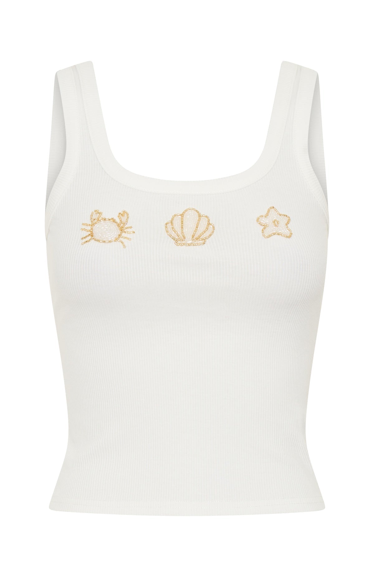 Trending Be The One Rib Tank White
