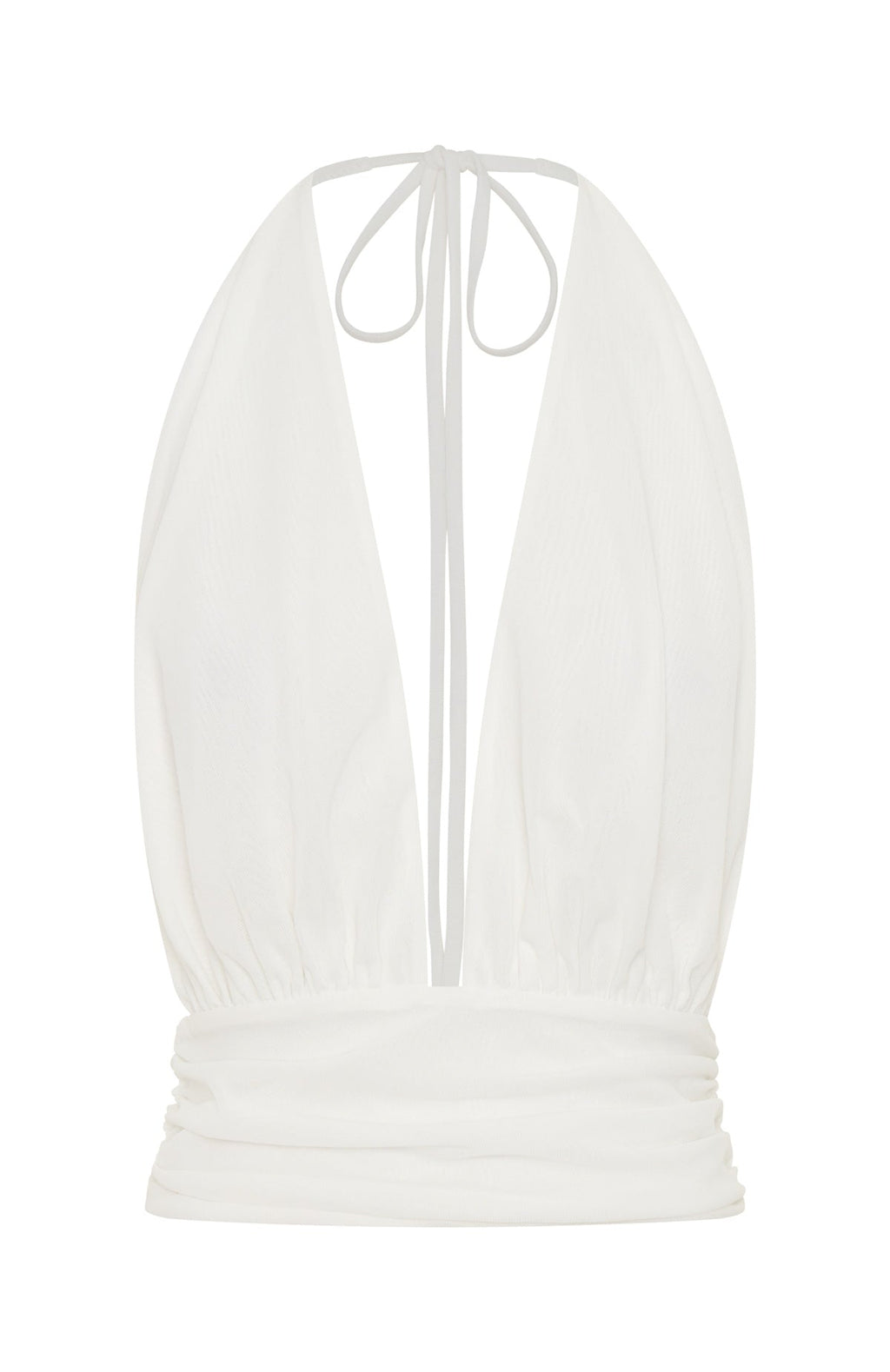 Trending Dolce Dreams Halter Top Off White