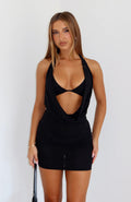 Trending Better Than Revenge Mini Dress Black