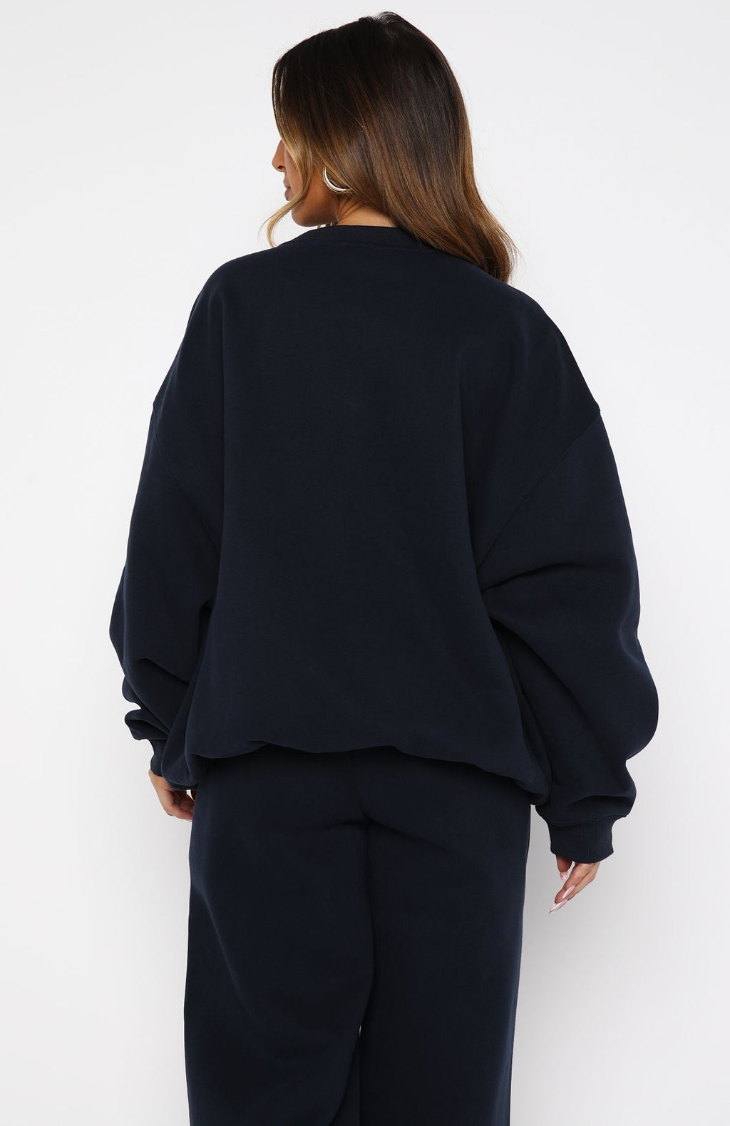 Trending Test Drive Oversized Sweater Dark Navy