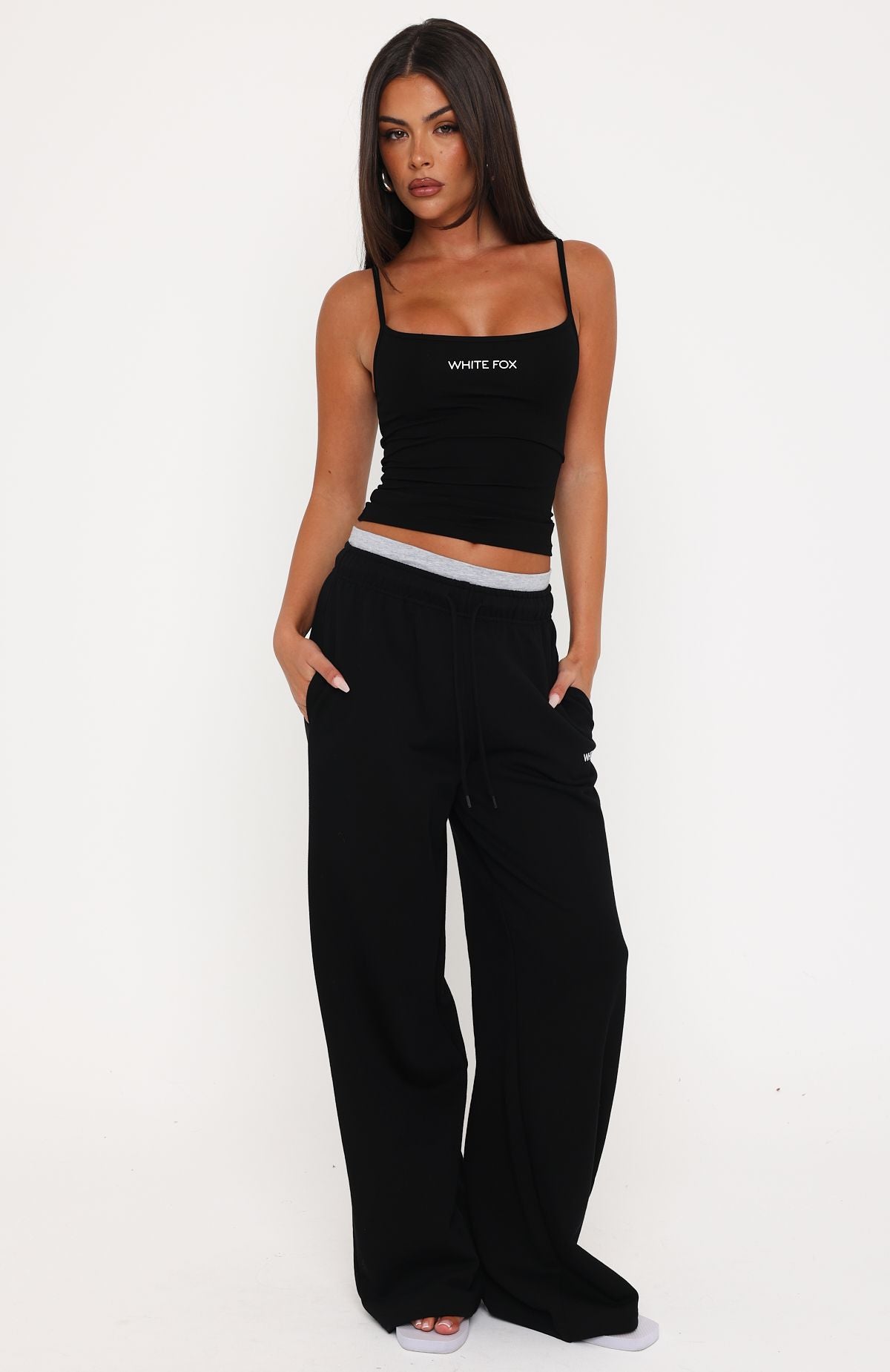 Trending Off The Field Singlet Top Black