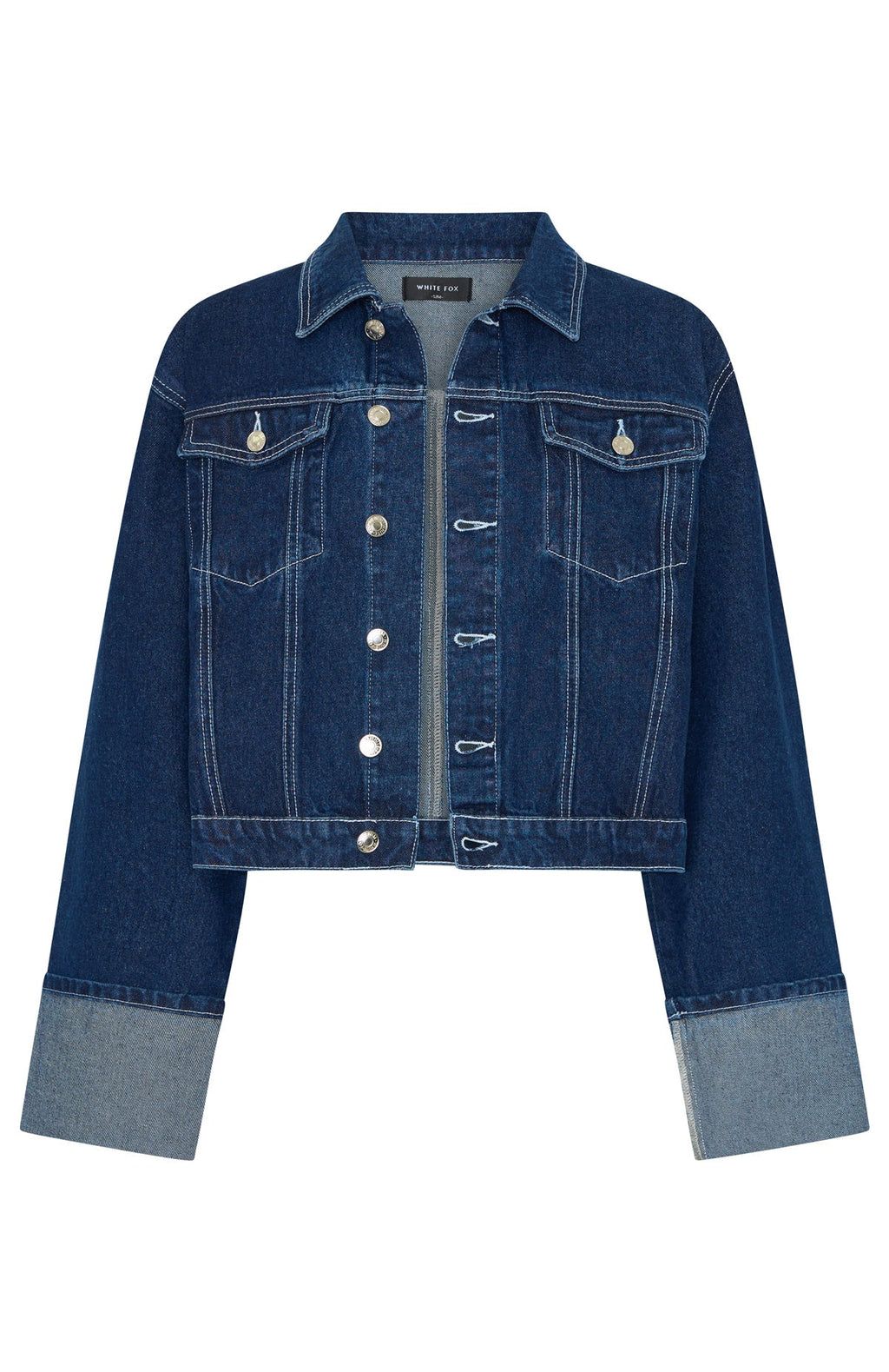 Trending Charlotte Denim Jacket Dark Indigo Wash