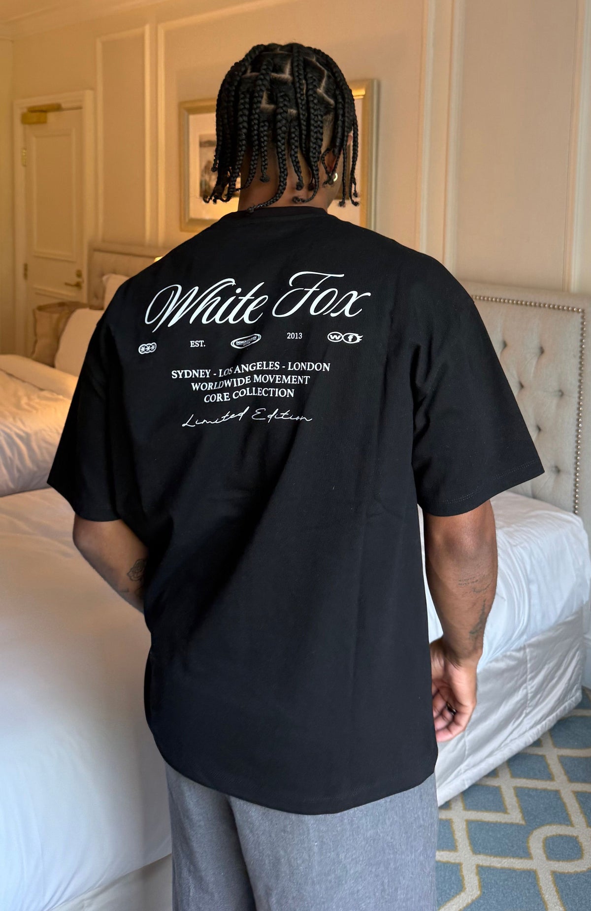 Trending At Second Glance Oversized Tee Black