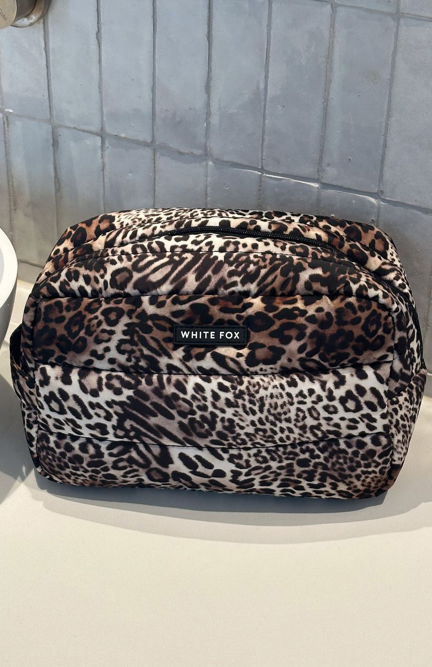 Trending Take A Leap Cosmetic Bag Leopard